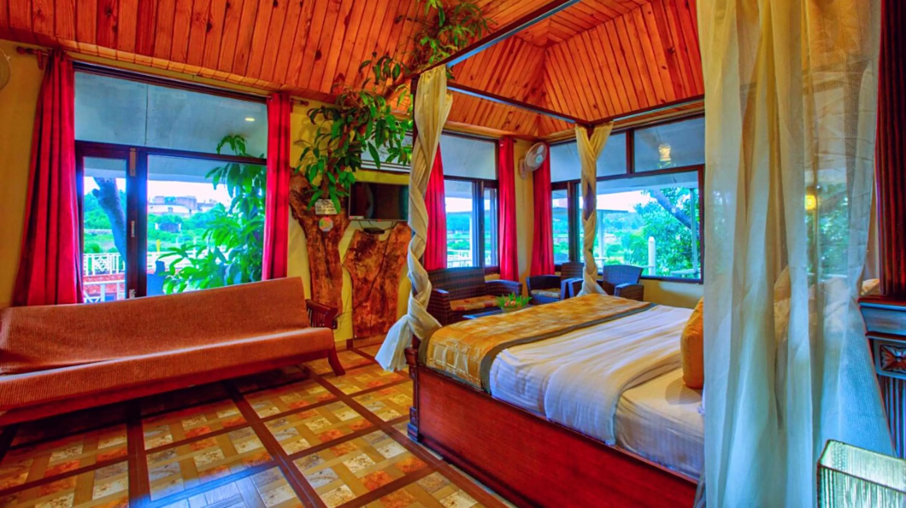 Photo of the whole room, Bed in Pyramid Home Divine - A Wellness Resort