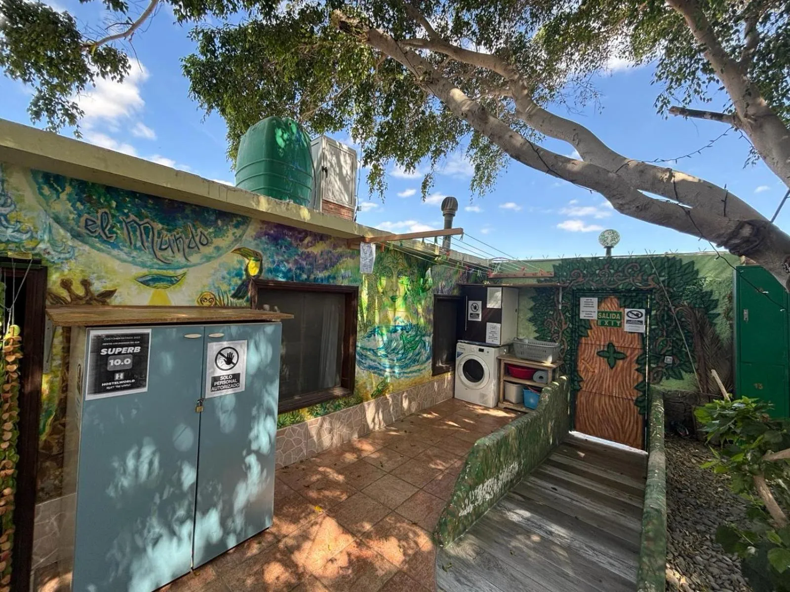 laundry in Hostel Los Duendes del Sur