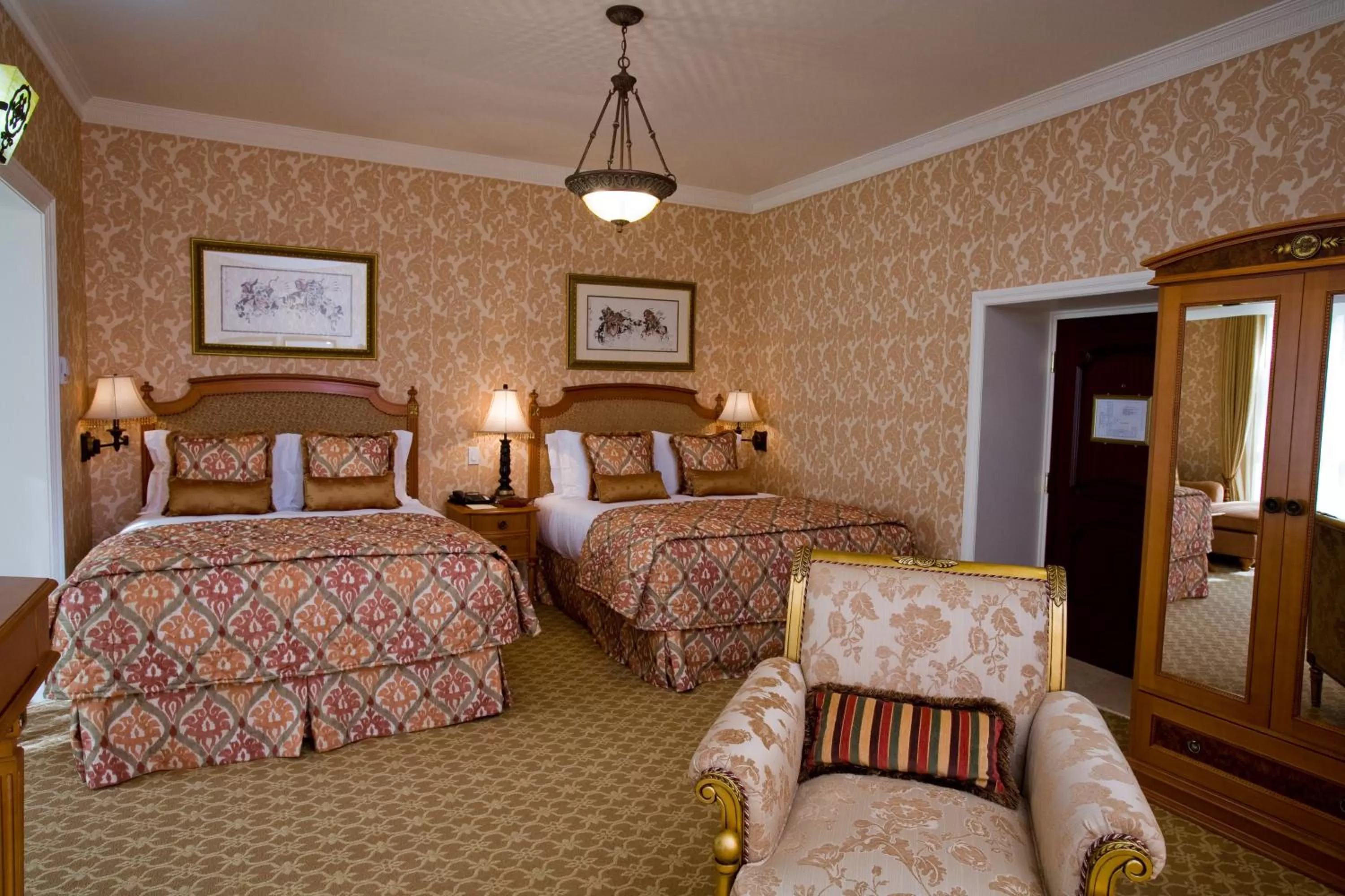 Bed in Terelj Hotel & Spa