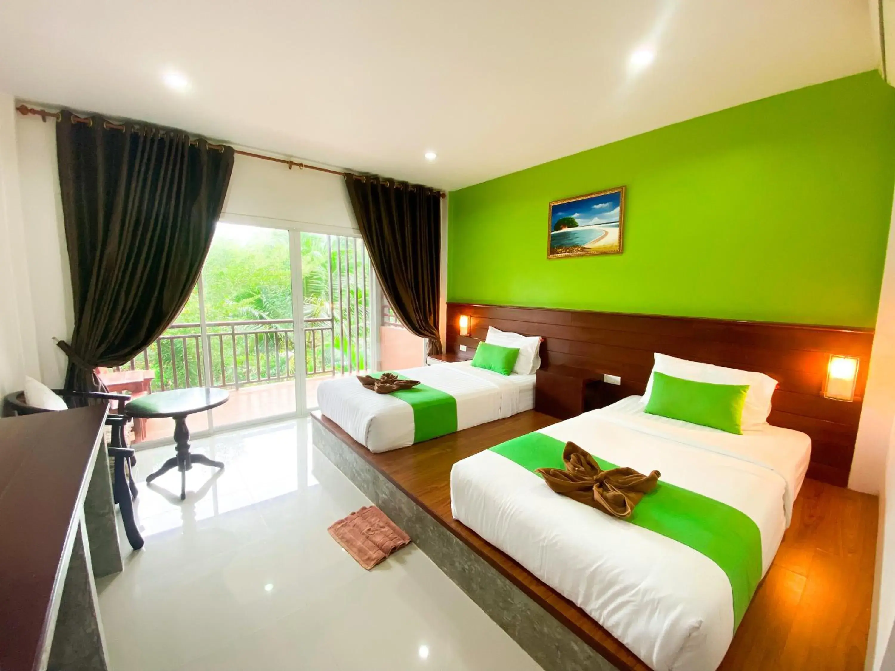 Deluxe Twin Room with Balcony in Hatzanda Lanta Resort - SHA Extra Plus Deluxe Twin Room with Balcony in Hatzanda Lanta Resort - SHA Extra Plus
