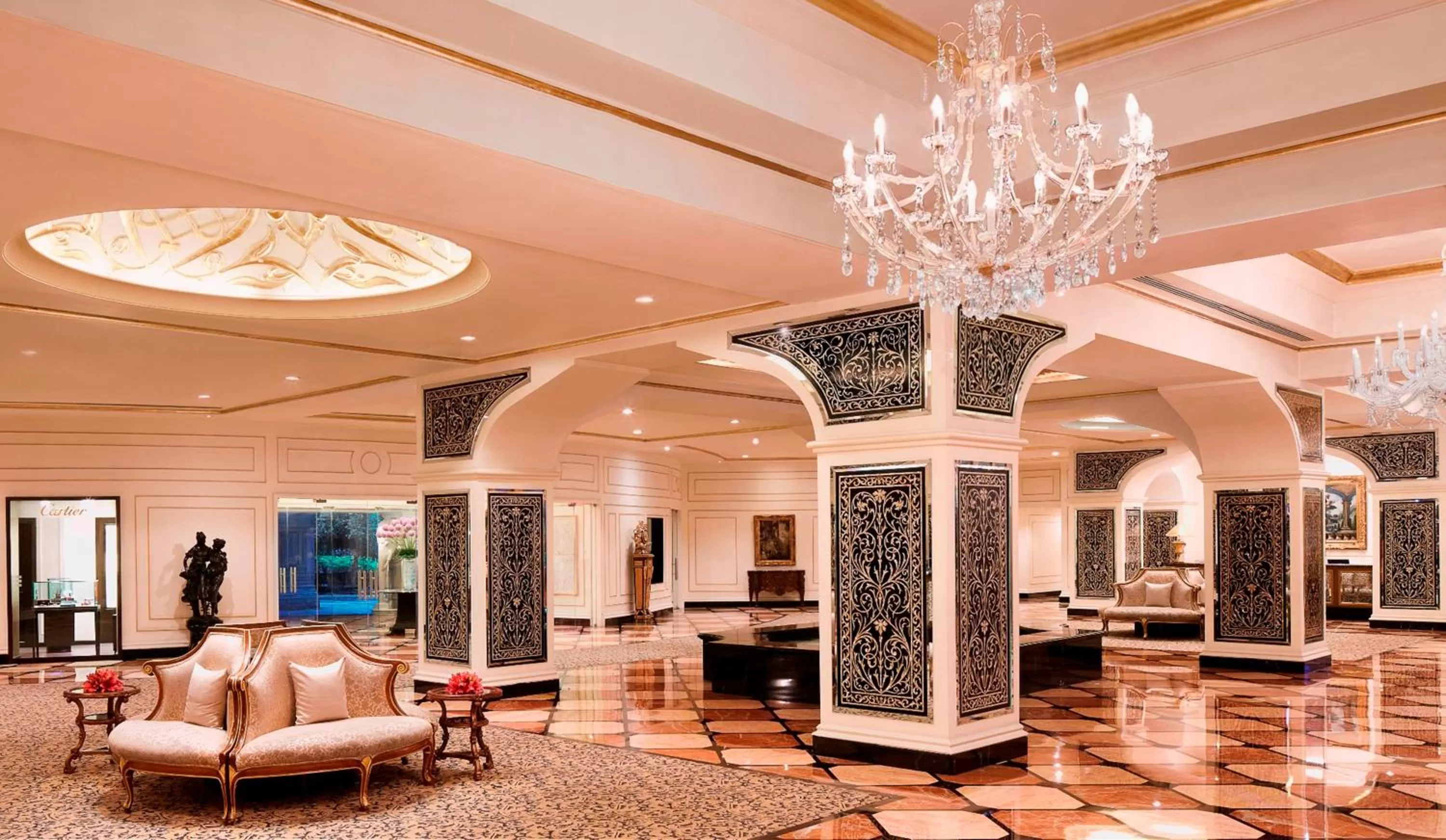 Lobby or reception in Taj Krishna