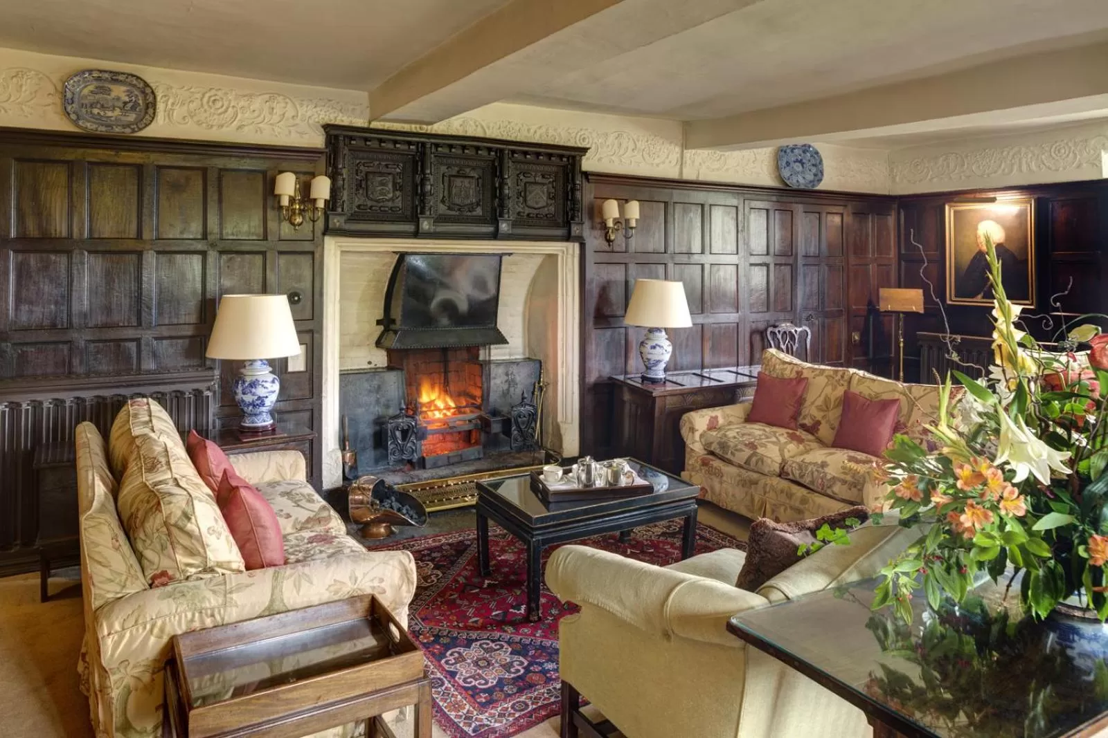 Lobby or reception in Bodysgallen Hall and Spa