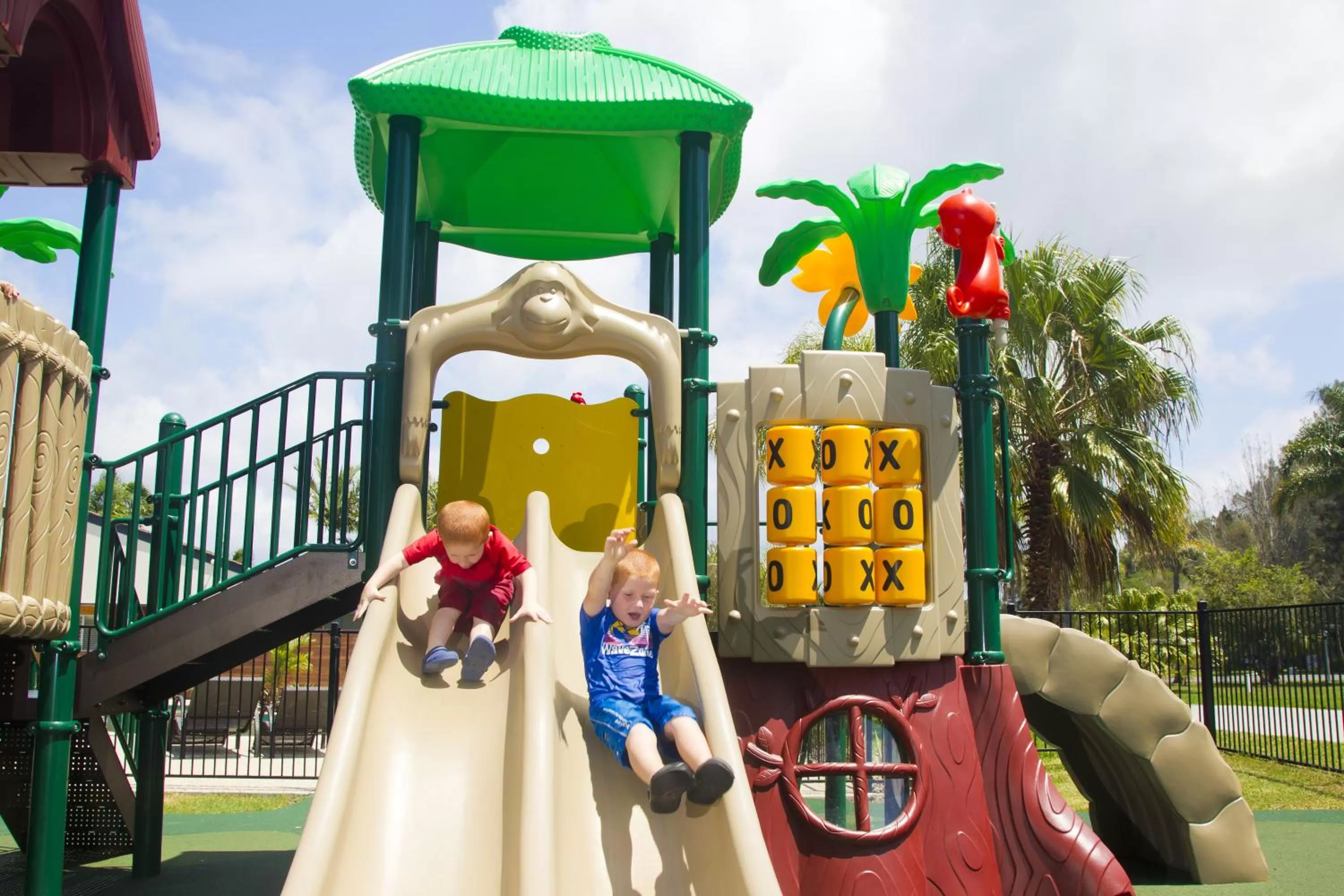 Day, Children's Play Area in Lakeside Forster Holiday Park and Village