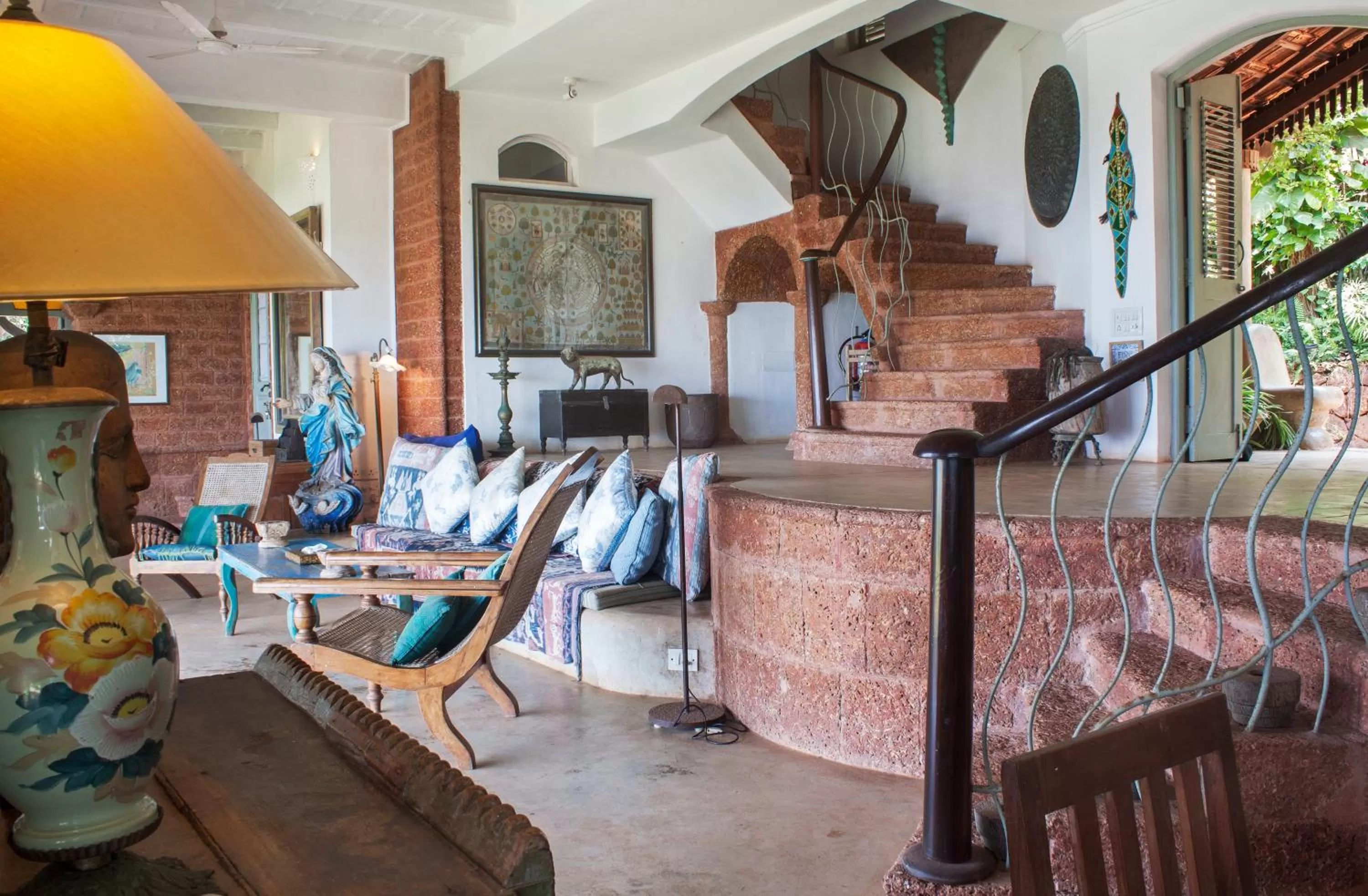 Living room in Ahilya By The Sea