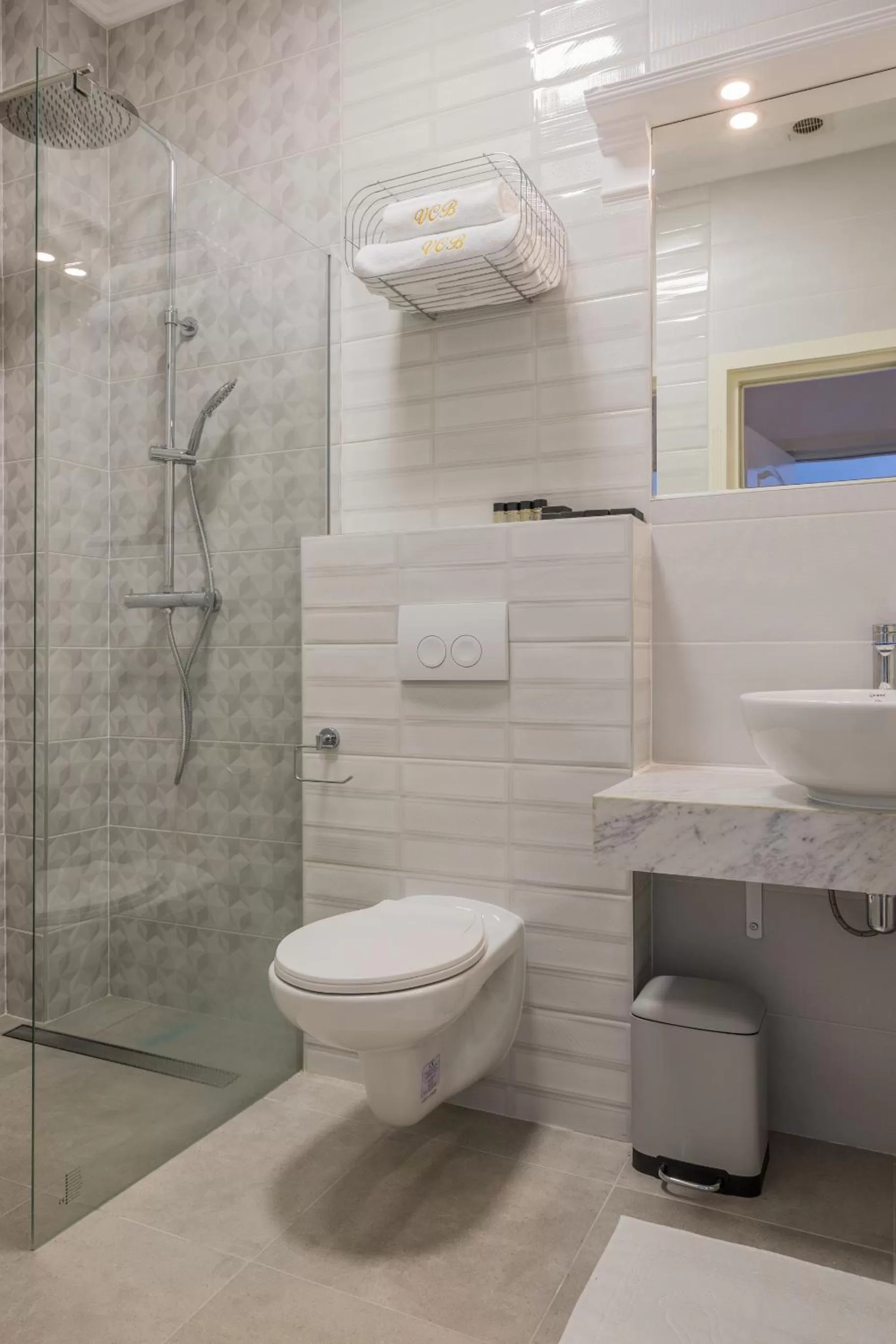Shower in Hotel Vila Central Boutique Satu Mare