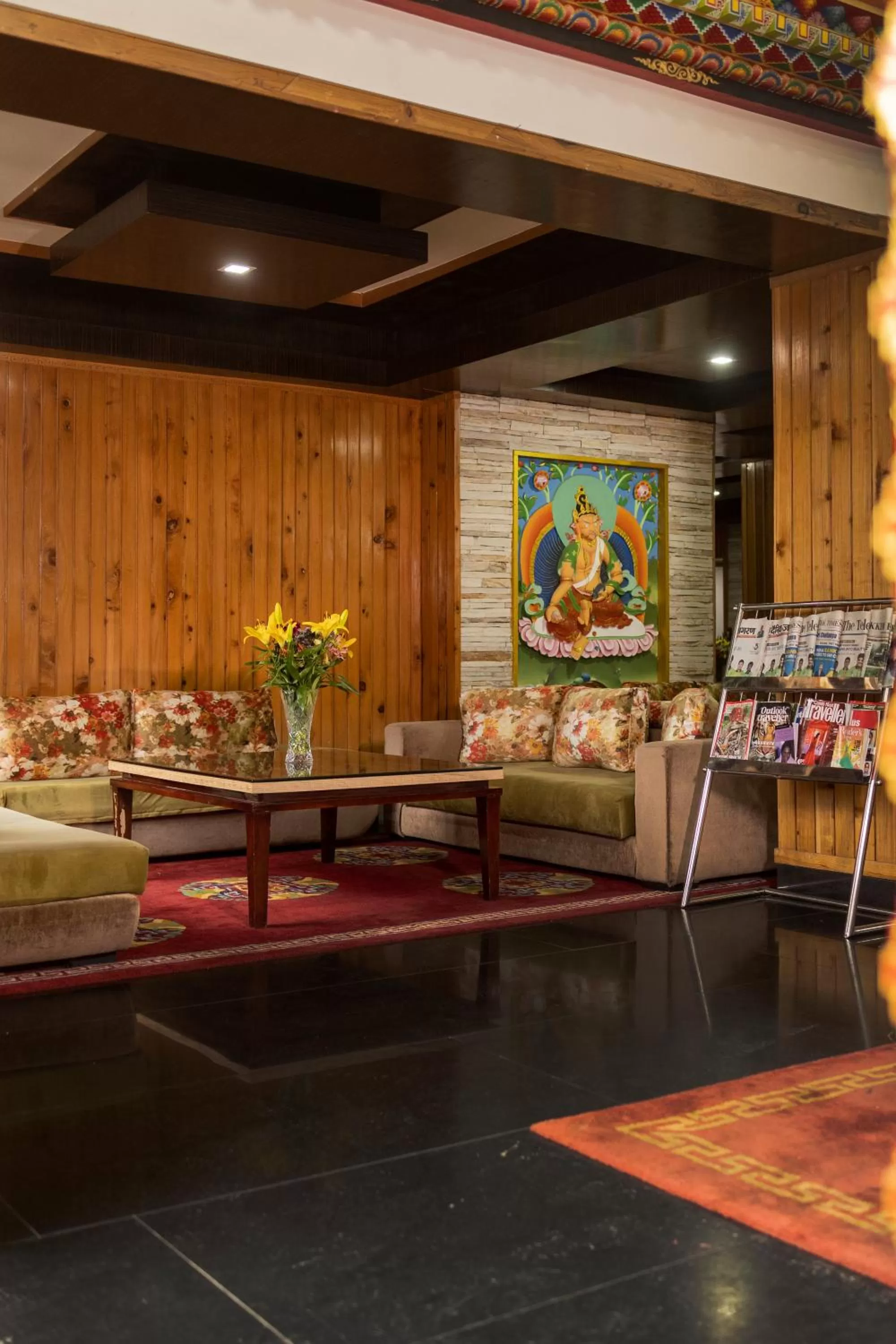 Living room in Yangthang Heritage