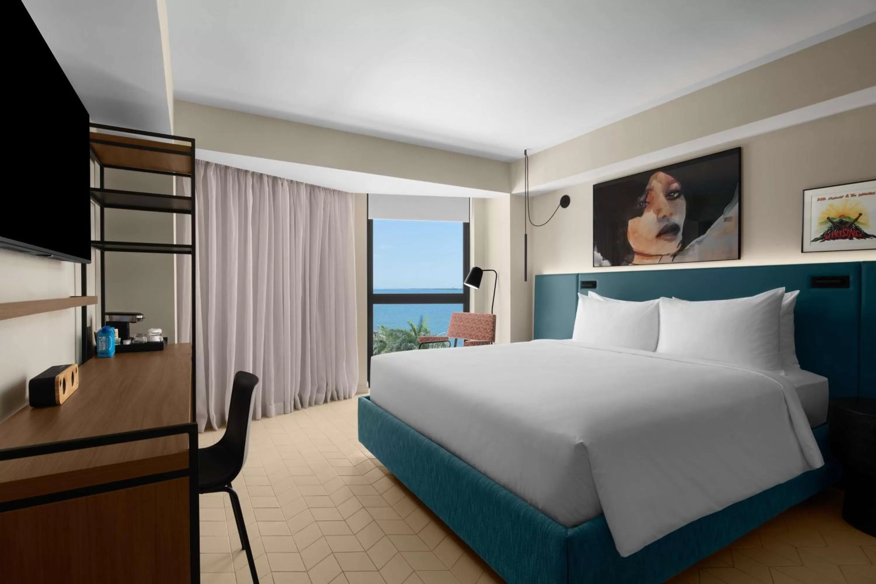 Bedroom, Bed in ROK Hotel Kingston, Tapestry Collection By Hilton