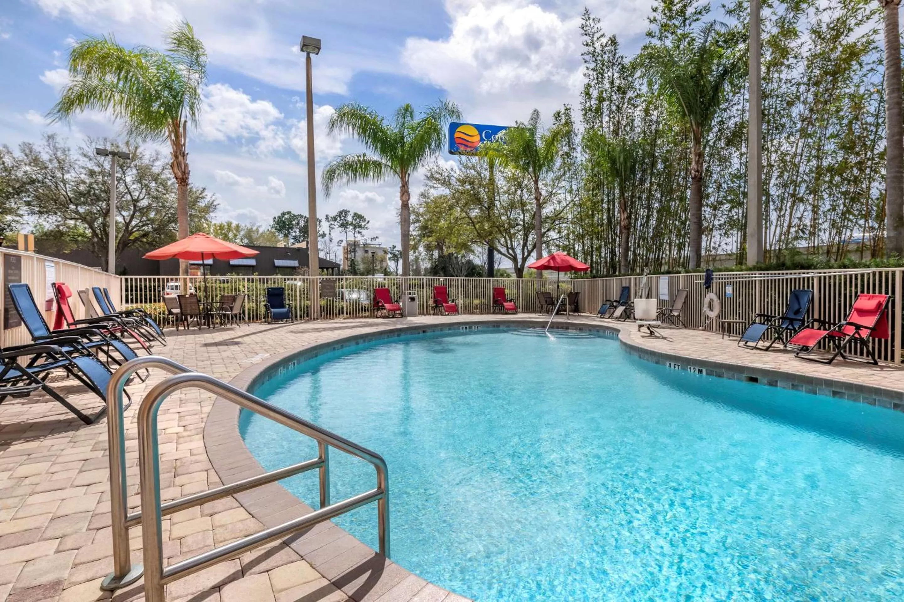 Pool view in Comfort Inn & Suites Orlando North