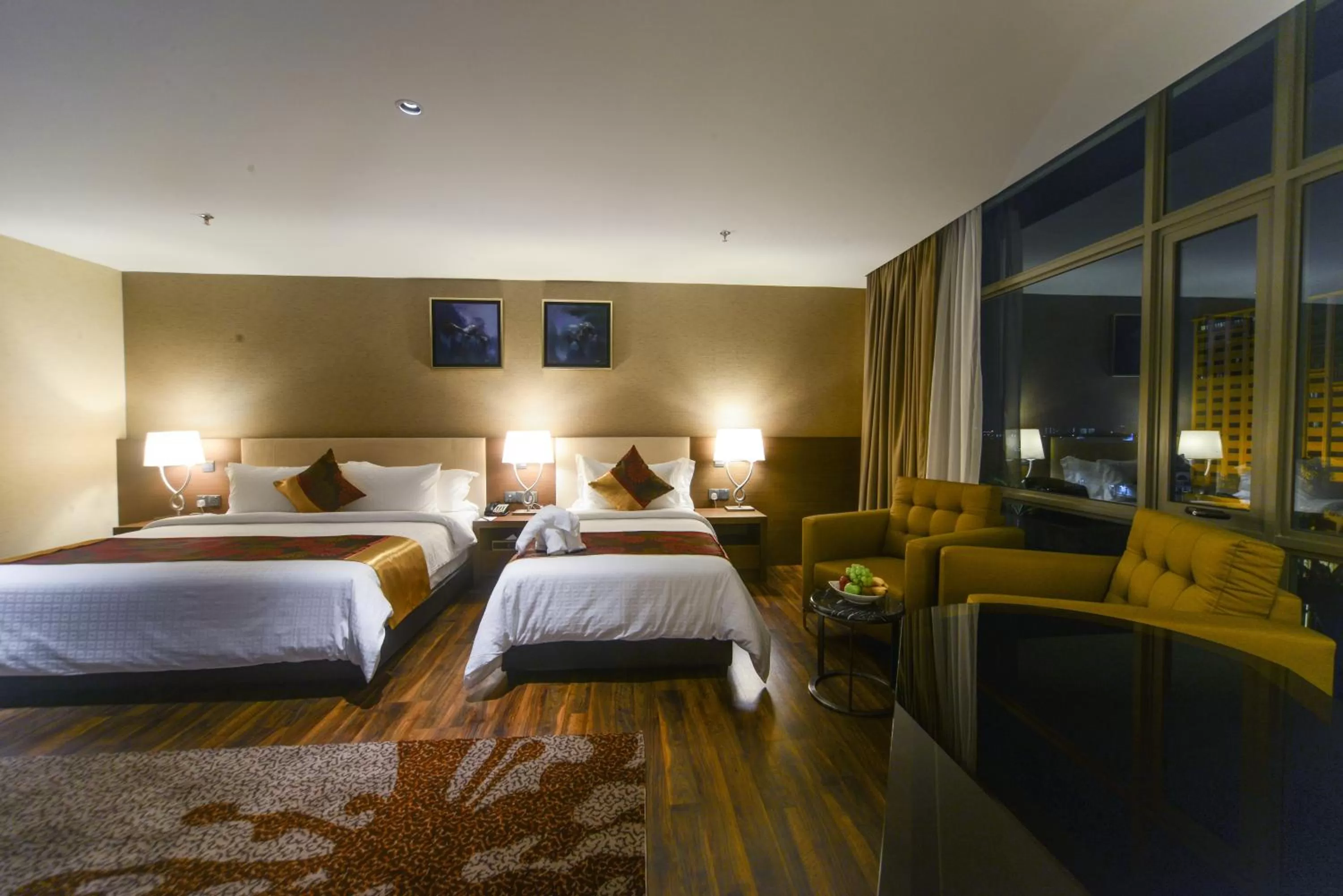 Bed in The Light Hotel Penang