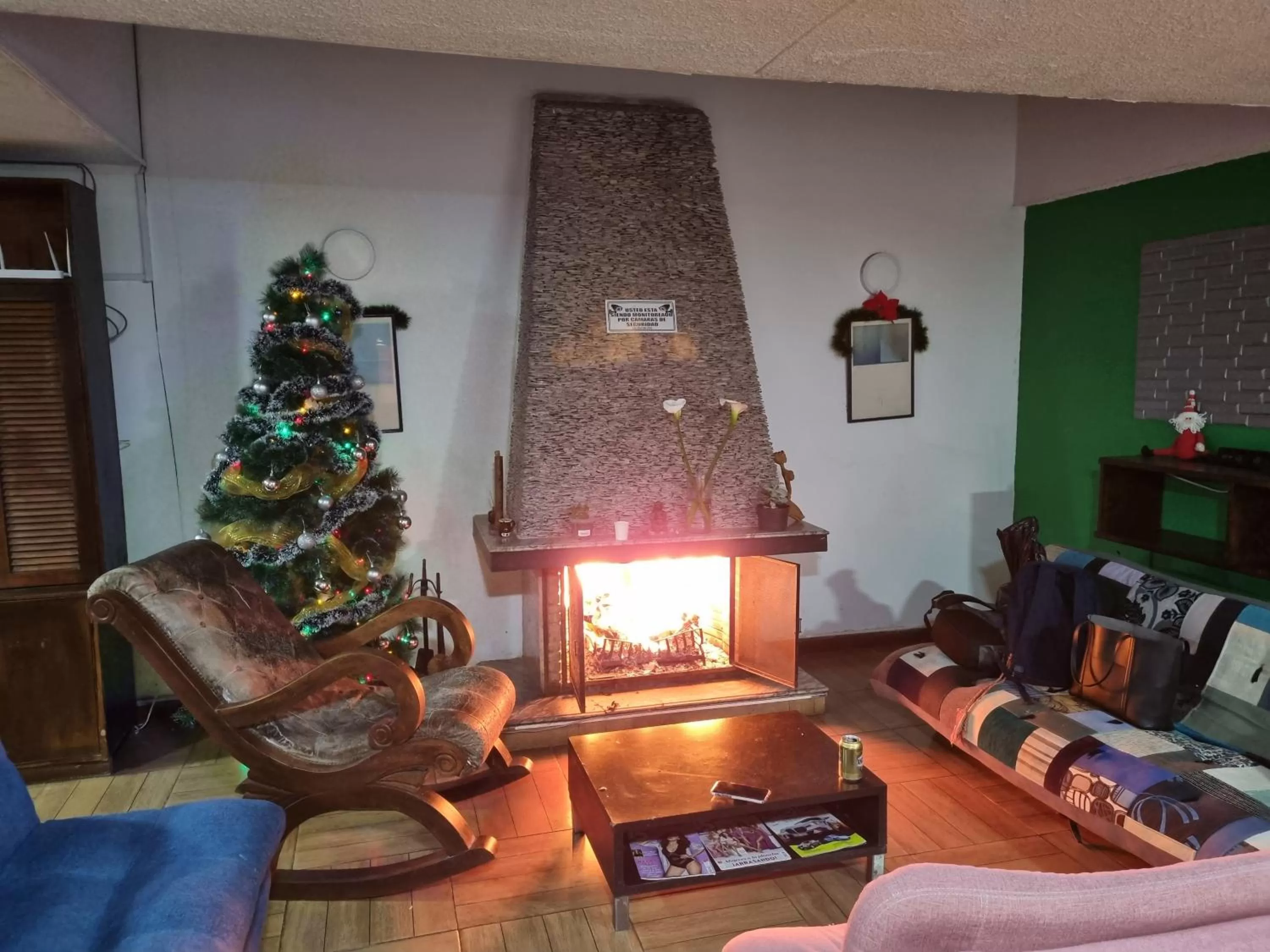 Living room in acogedor Hostal usaquen la parada del tren