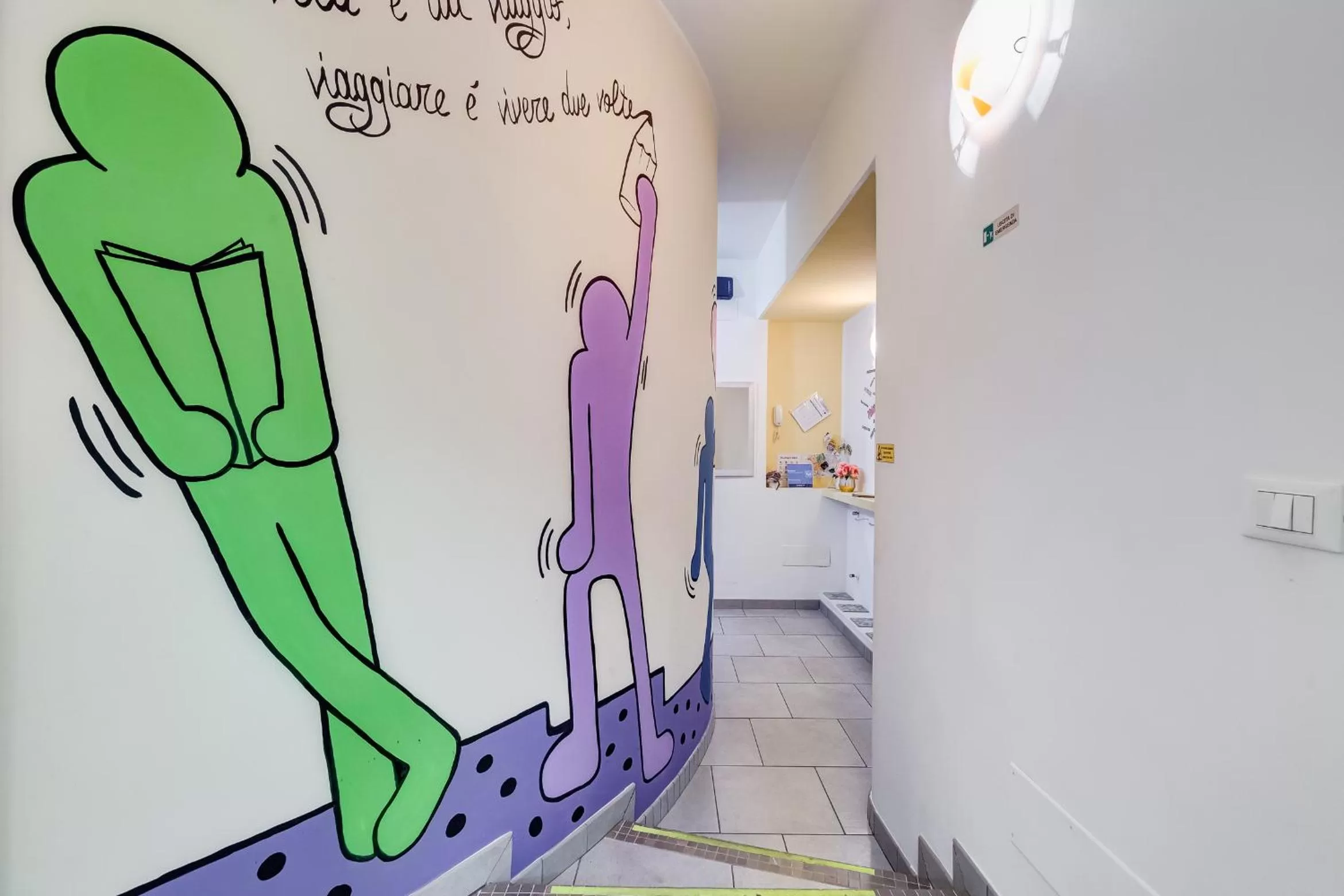 Decorative detail in B&B Casa Der Poeta