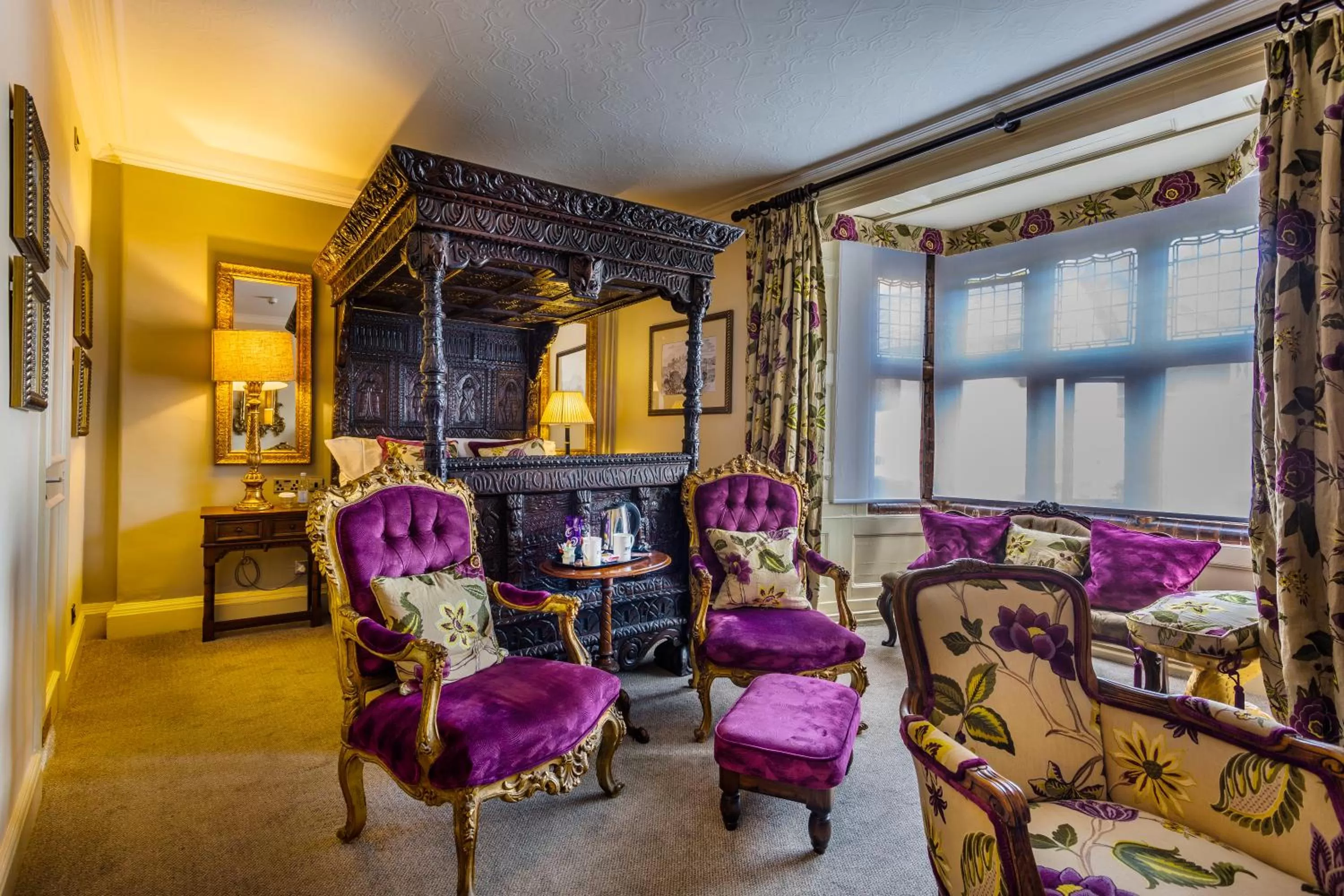 Bed in The Castle Hotel, Conwy, North Wales - The Coaching Inn Group