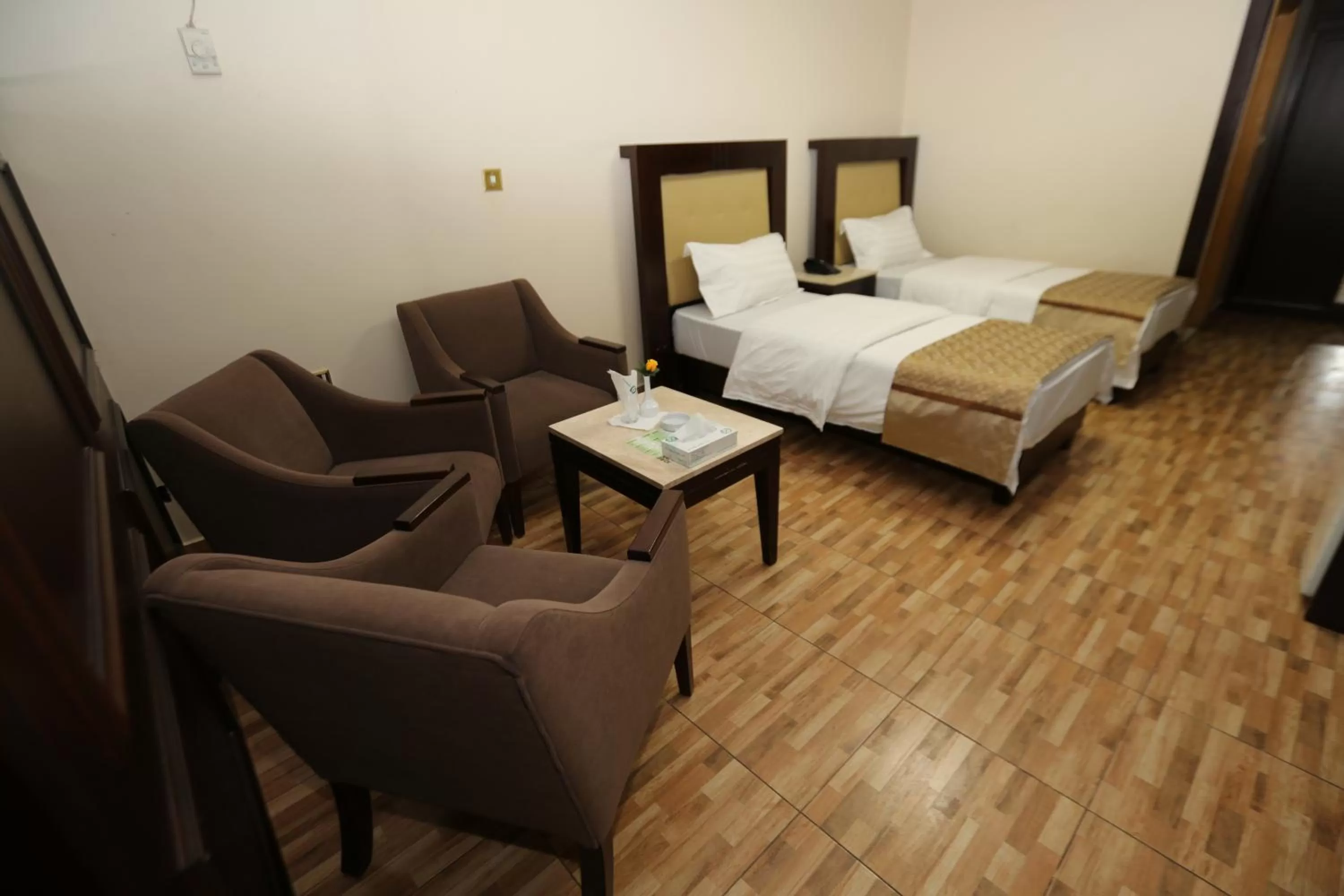 Bed in Al Zaitouna Hotel