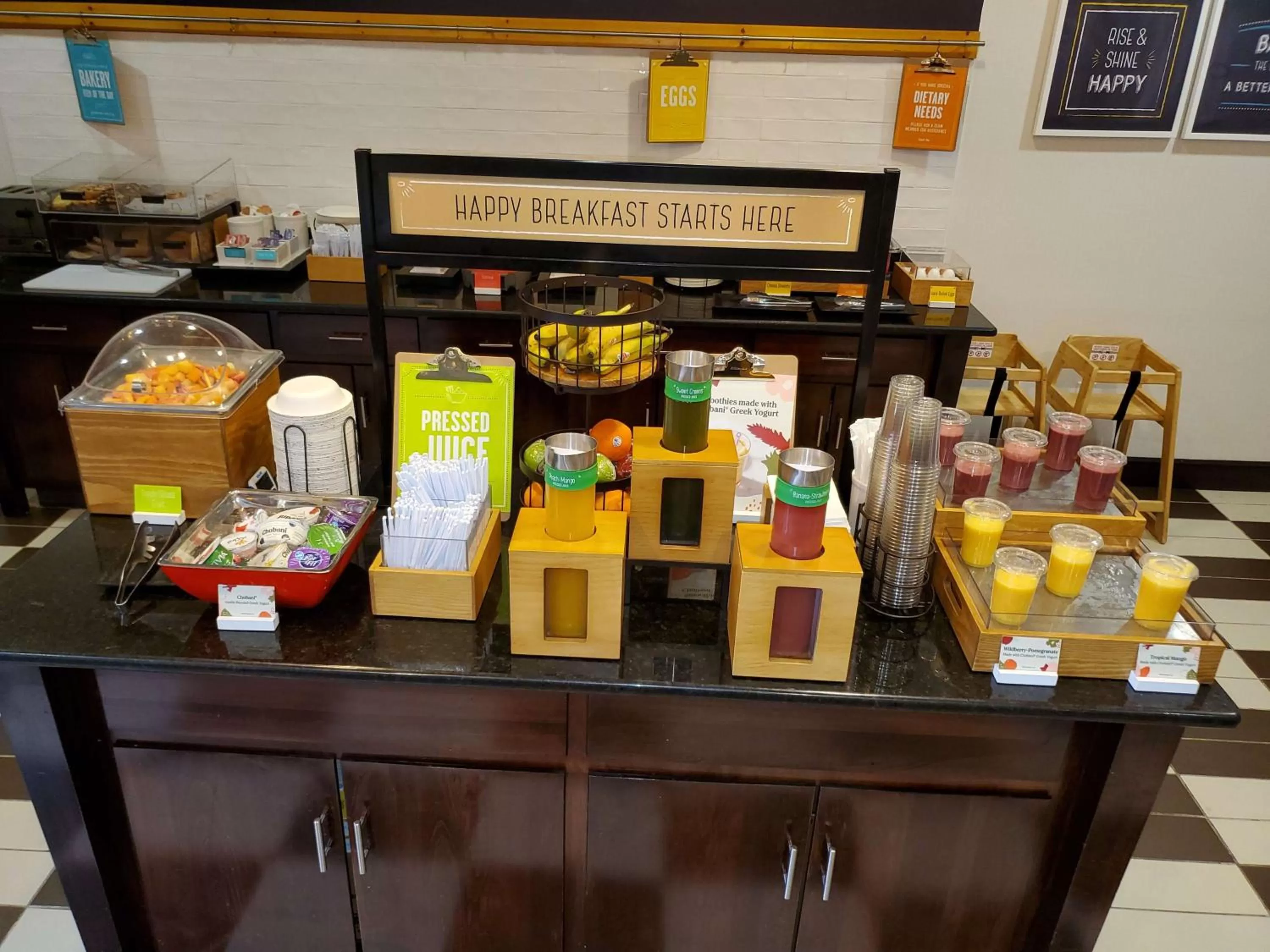 Breakfast in Hampton Inn Stow