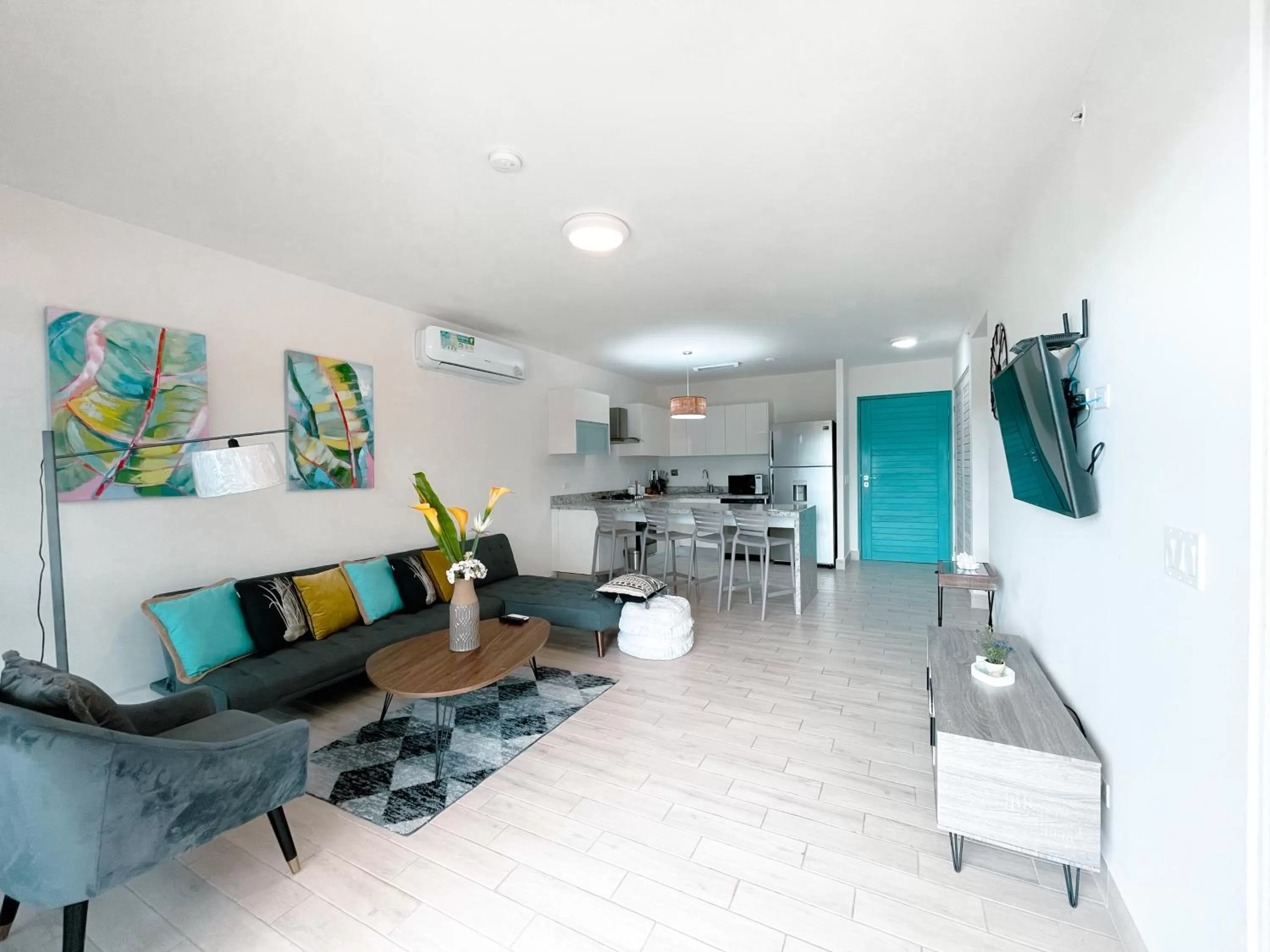 Seating Area in Playa Caracol Residences