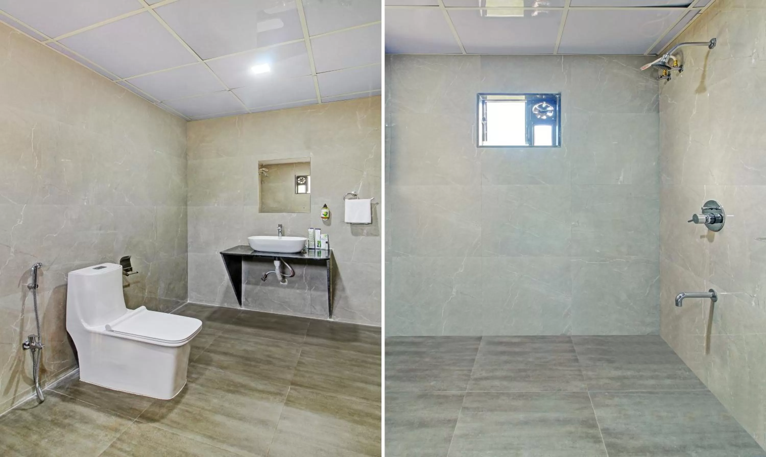Bathroom in Treebo Trend Raaya Regency