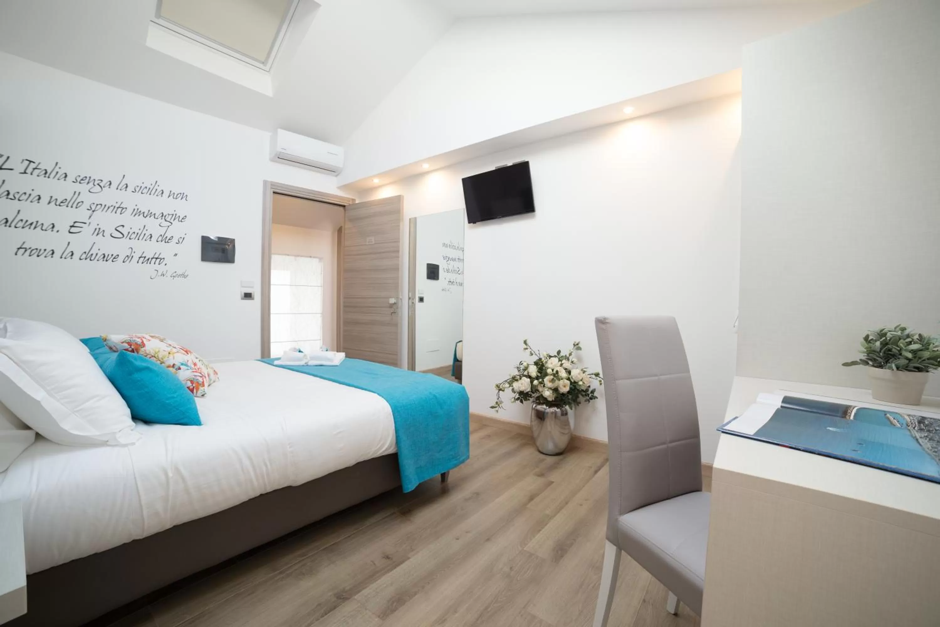 Bed in Palazzo Sisto Exclusive Rooms