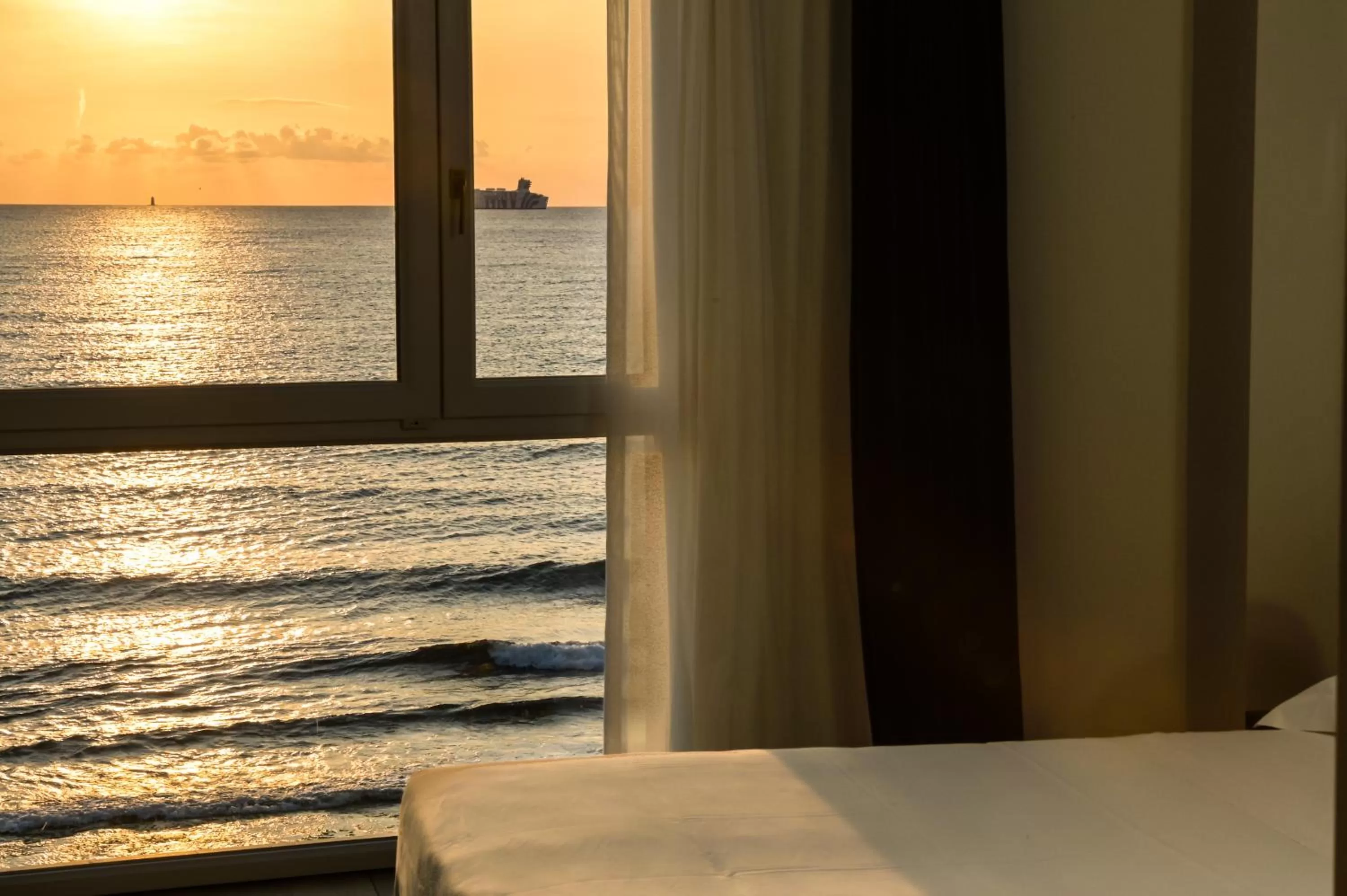 Sea view, Bed in Hotel Punta Tipa