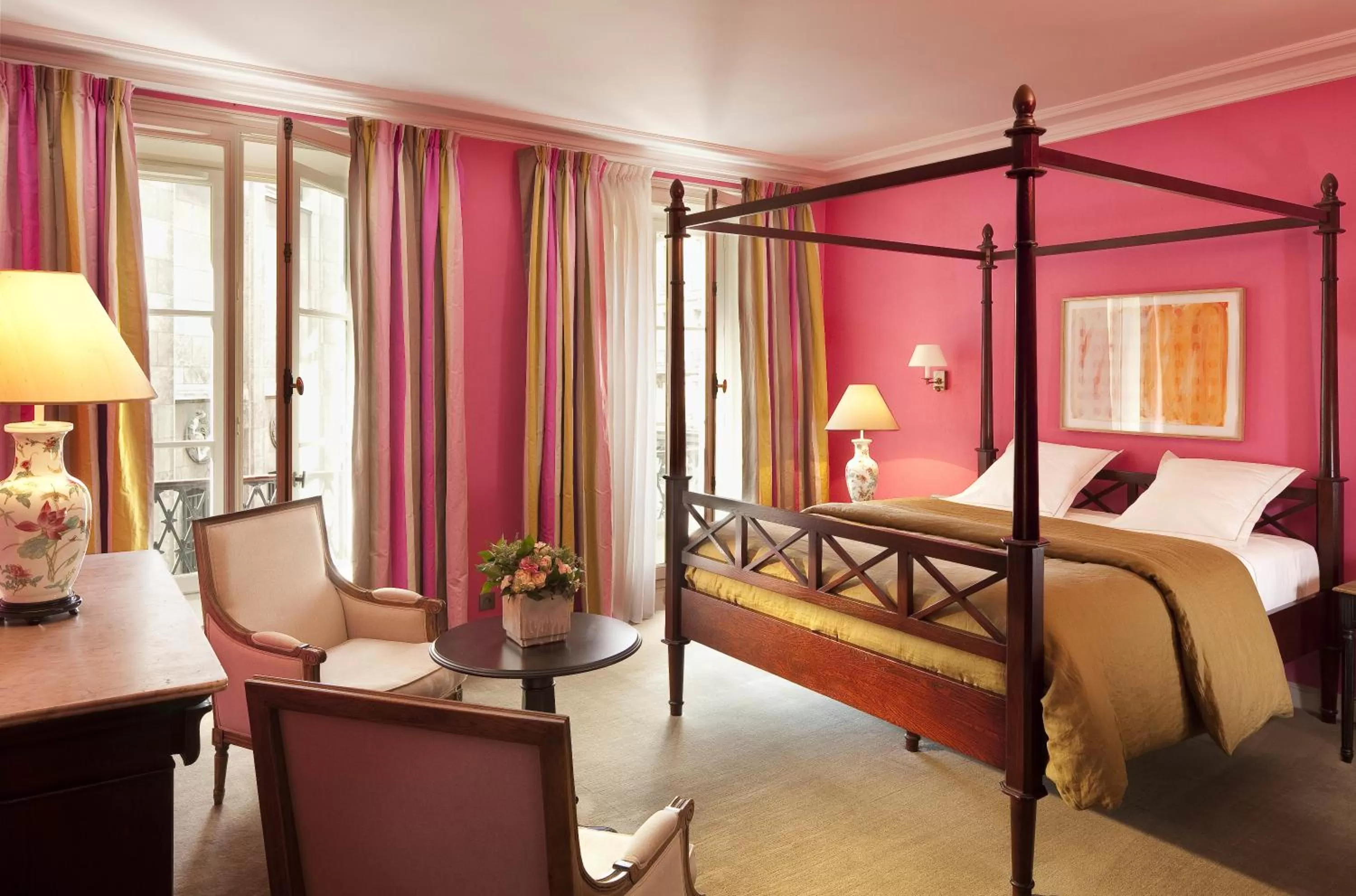 Prestige Double Room - Street side  in Hôtel du Danube Saint Germain