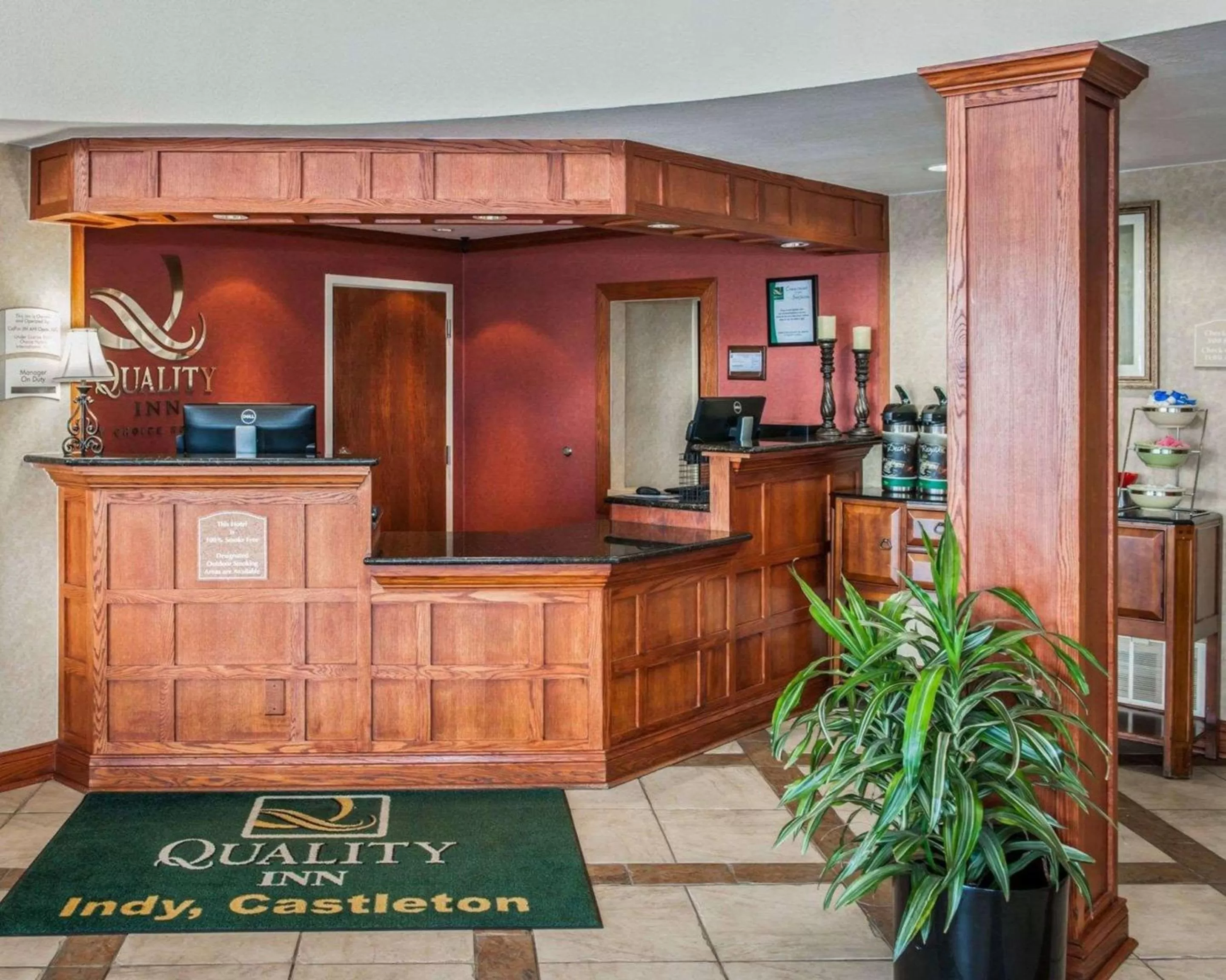 Lobby or reception in Quality Inn Castleton