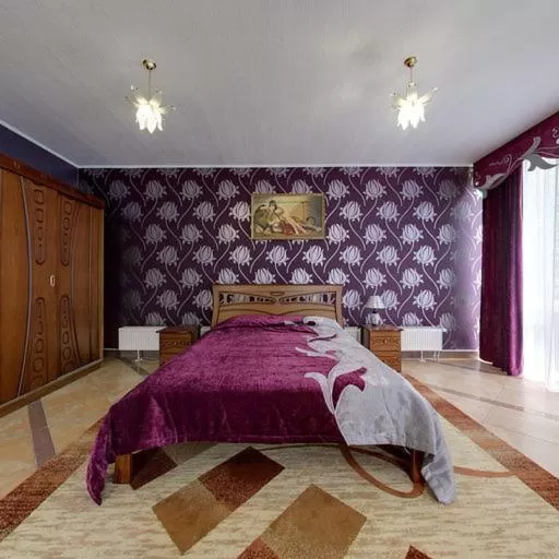 Bed in Morshynska Vezha Hotel