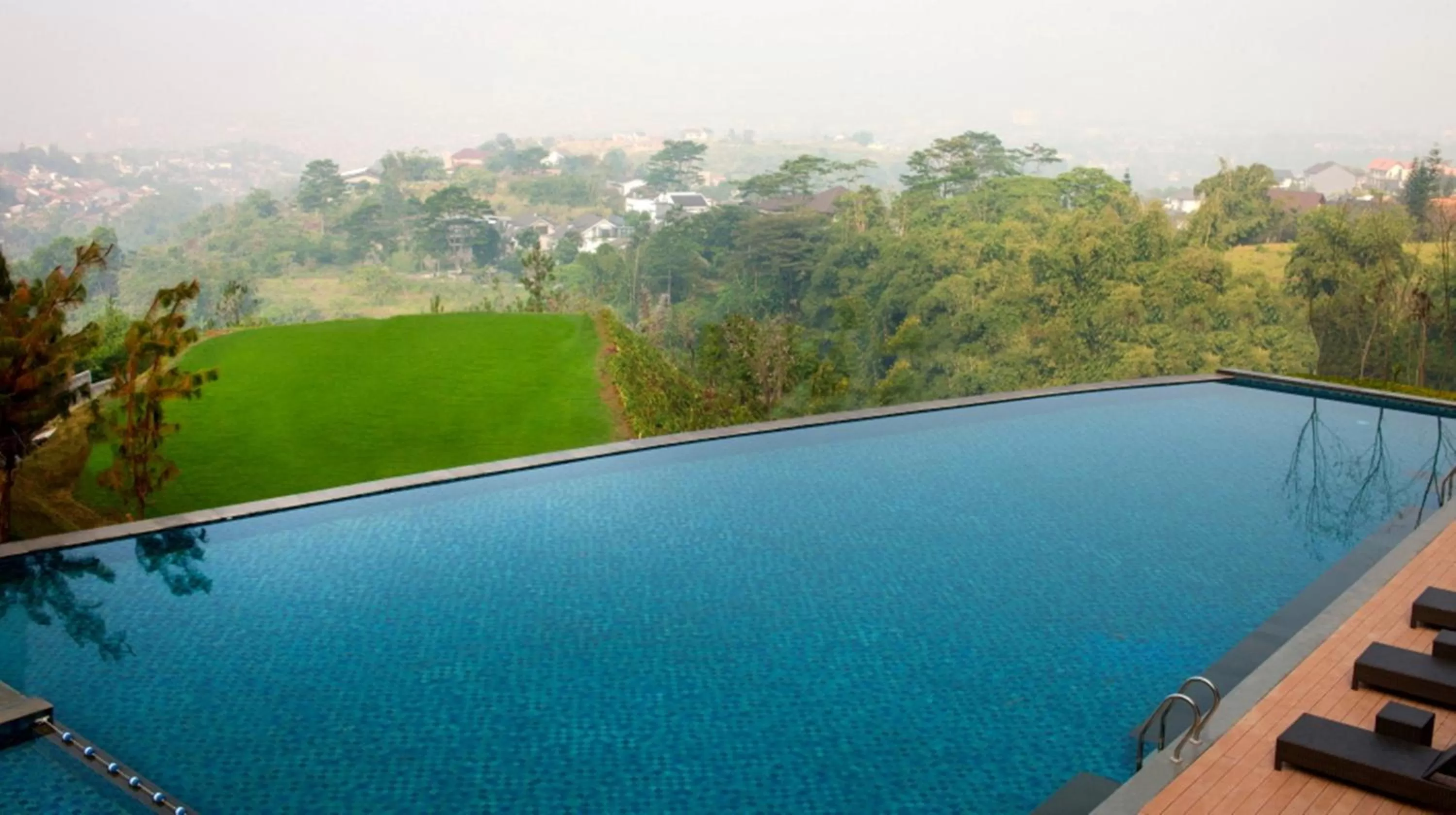 Swimming pool in InterContinental Bandung Dago Pakar by IHG