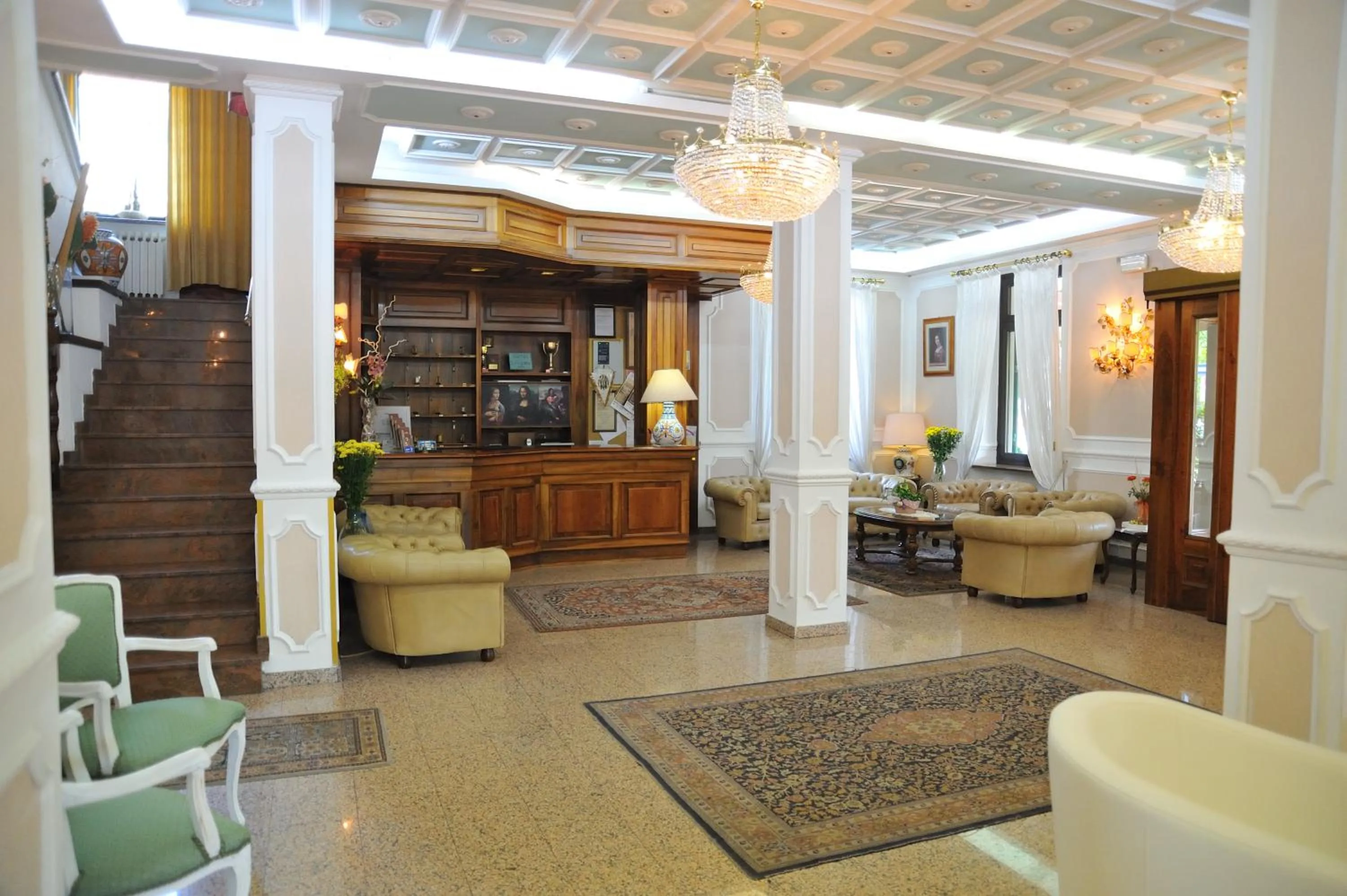 Lobby or reception in Hotel Savona