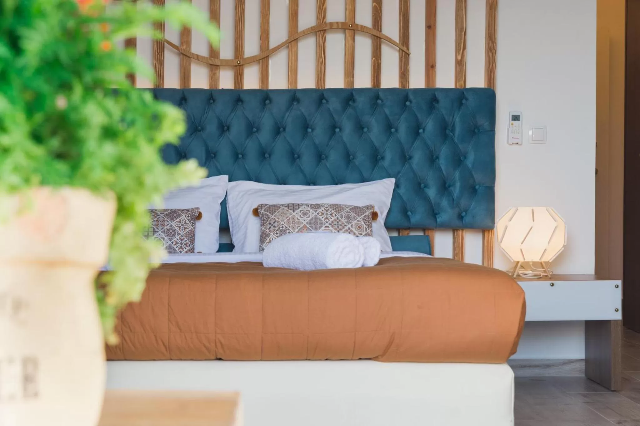 Bed in Dome Rooms Downtown