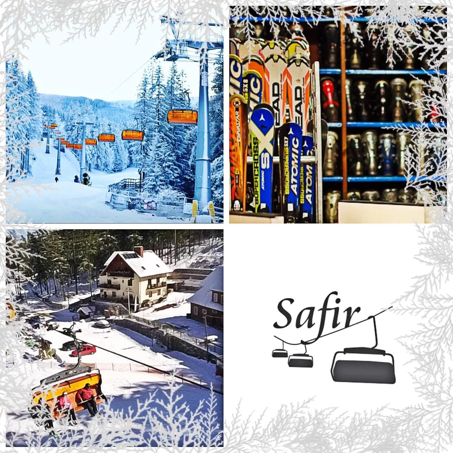 Bird's eye view, Winter in Safir przy samym WYCIĄGU