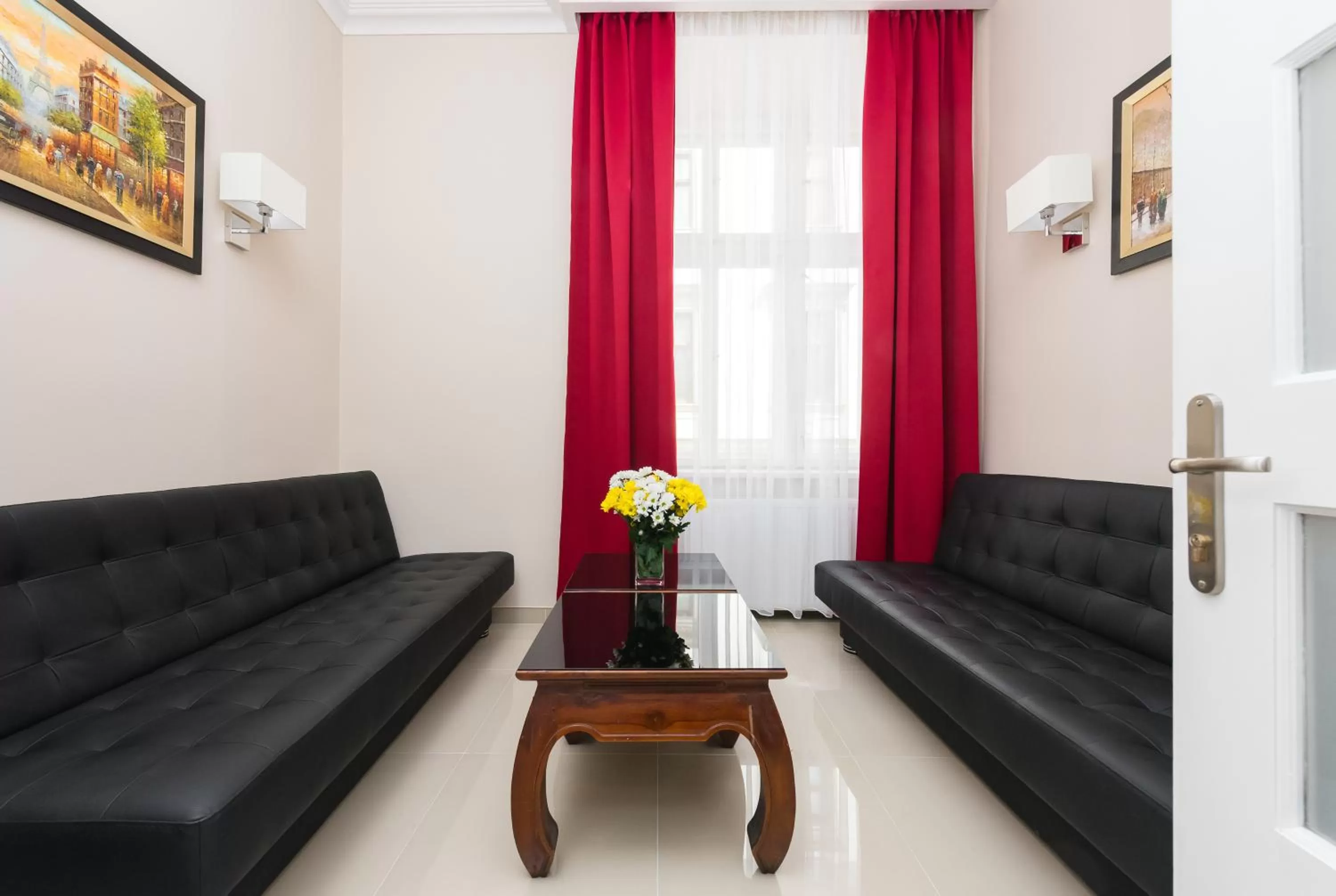 Living room in Rembrandt Aparthotel