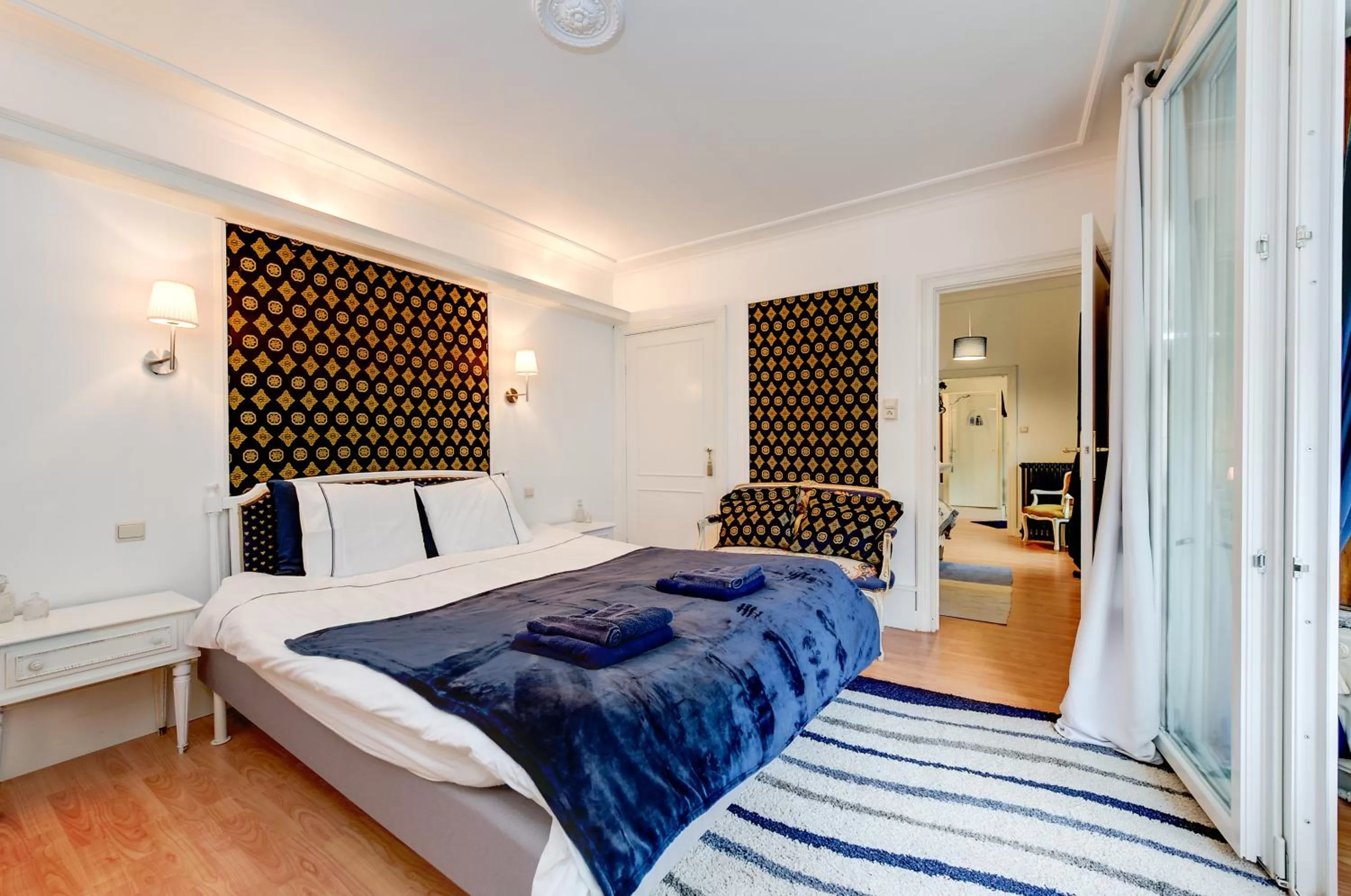 Bed in B&B Villa Belle Epoque