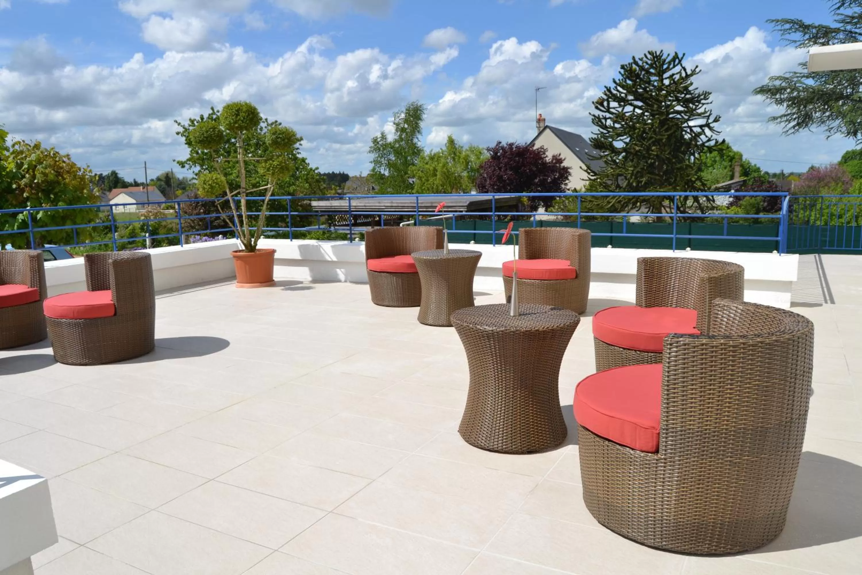 Balcony/Terrace in Best Western Le Vinci Loire Valley