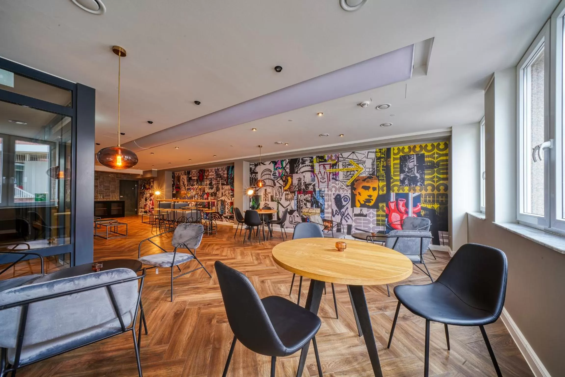 Seating area in NYCE Hotel Dortmund Thier Galerie