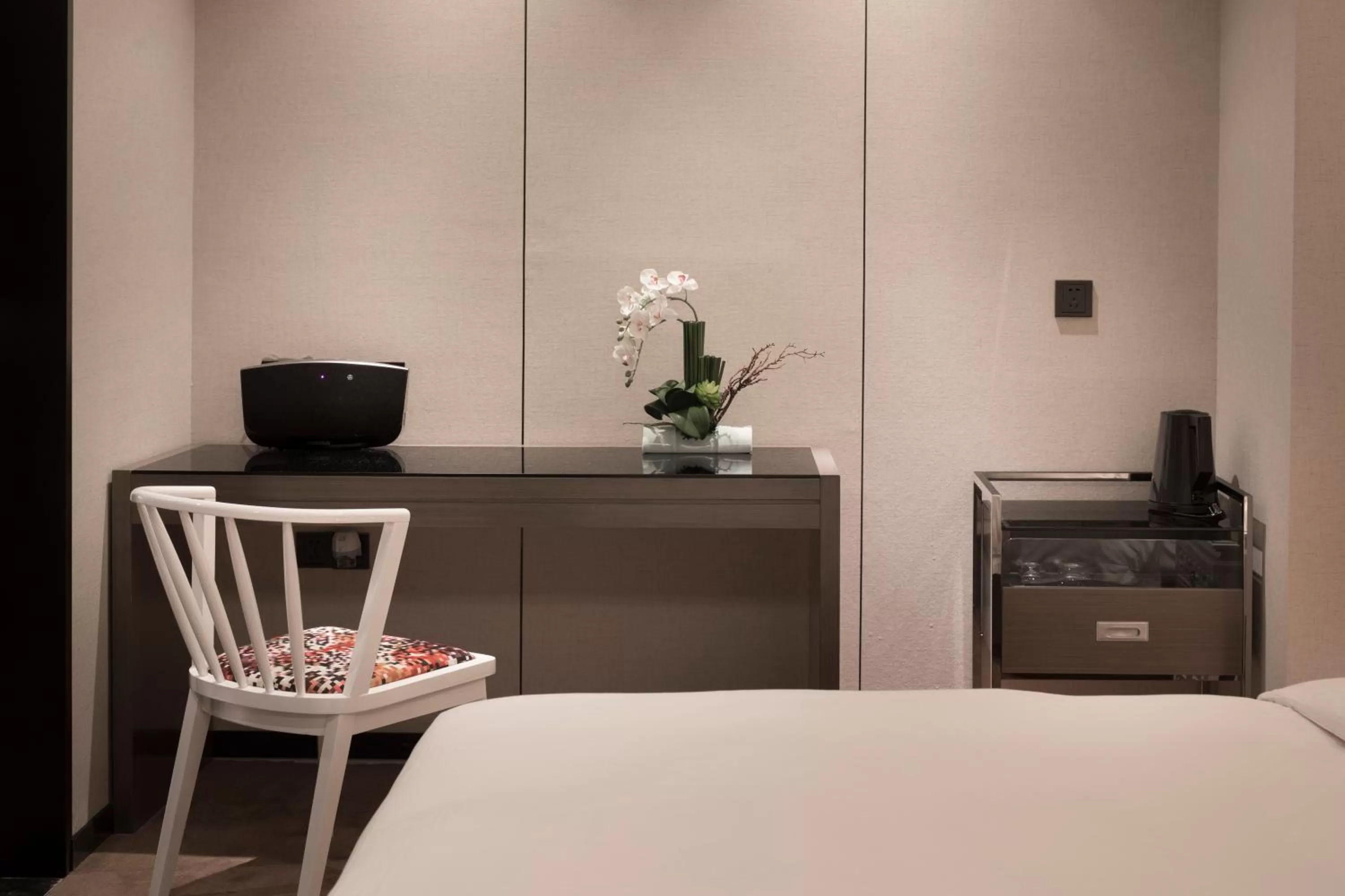 Bed in Paco Hotel Dongpu Guanghzou -Free Shuttle Bus for Canton Fair