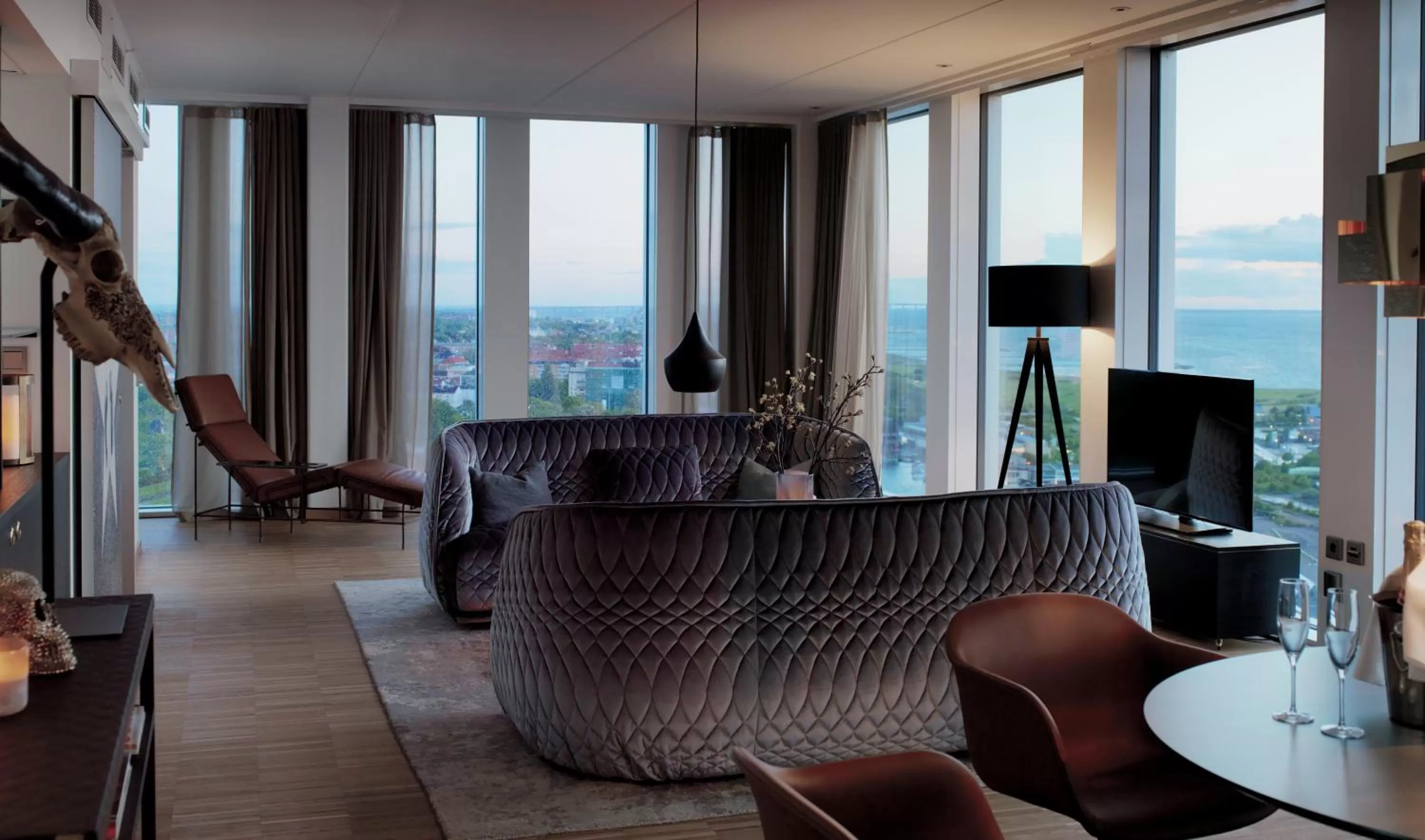 Seating area in Clarion Hotel Malmö Live