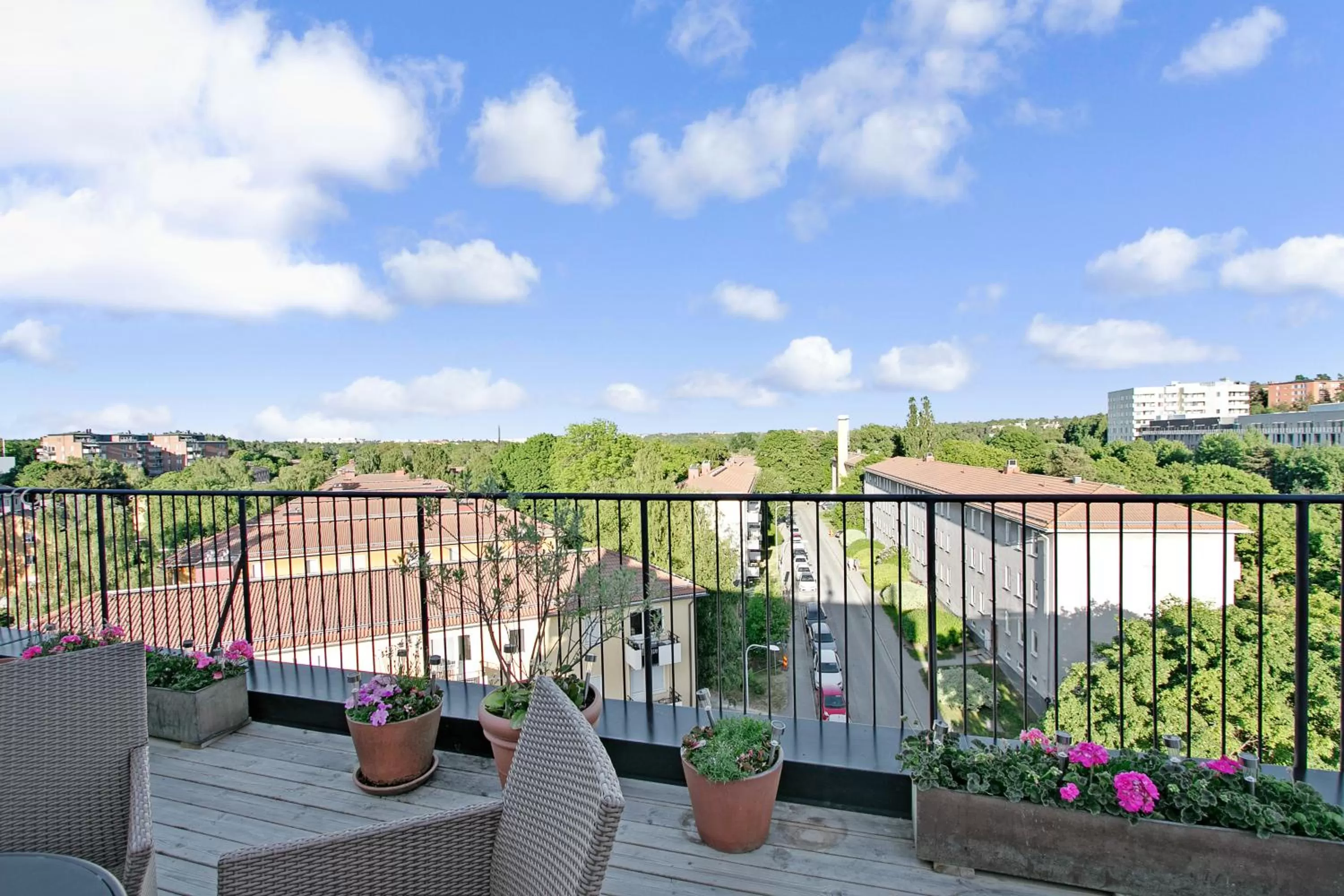 Patio in First Hotel Brommaplan