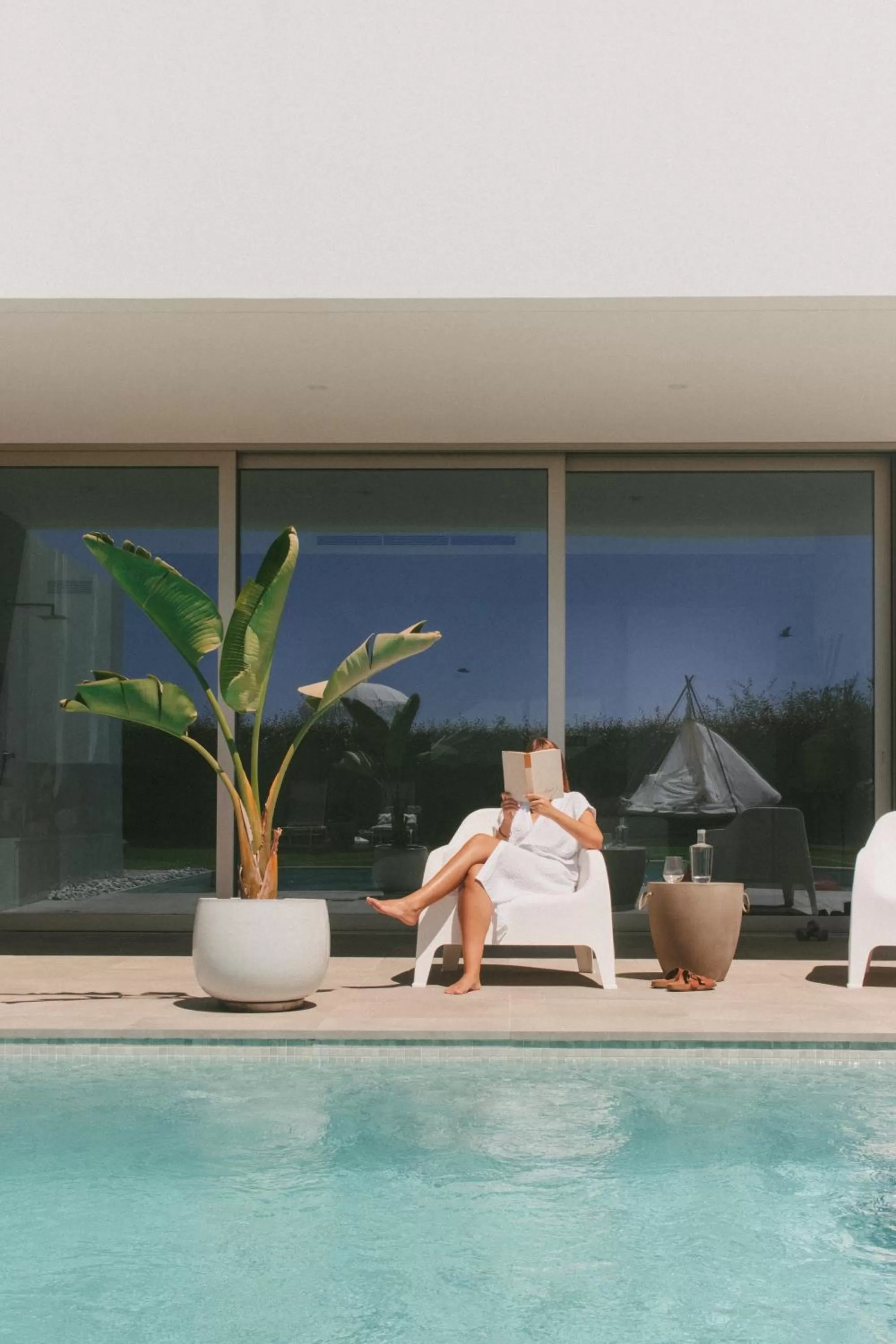 Patio in Casa LNNoa Boutique Room whit private pool