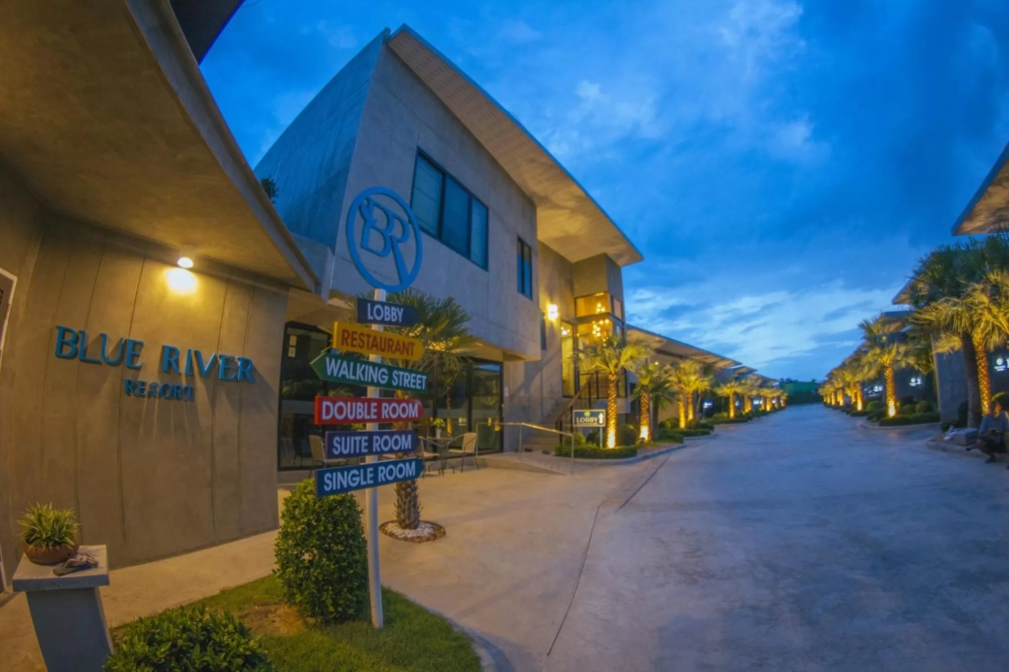 Property building in Blue River Resort