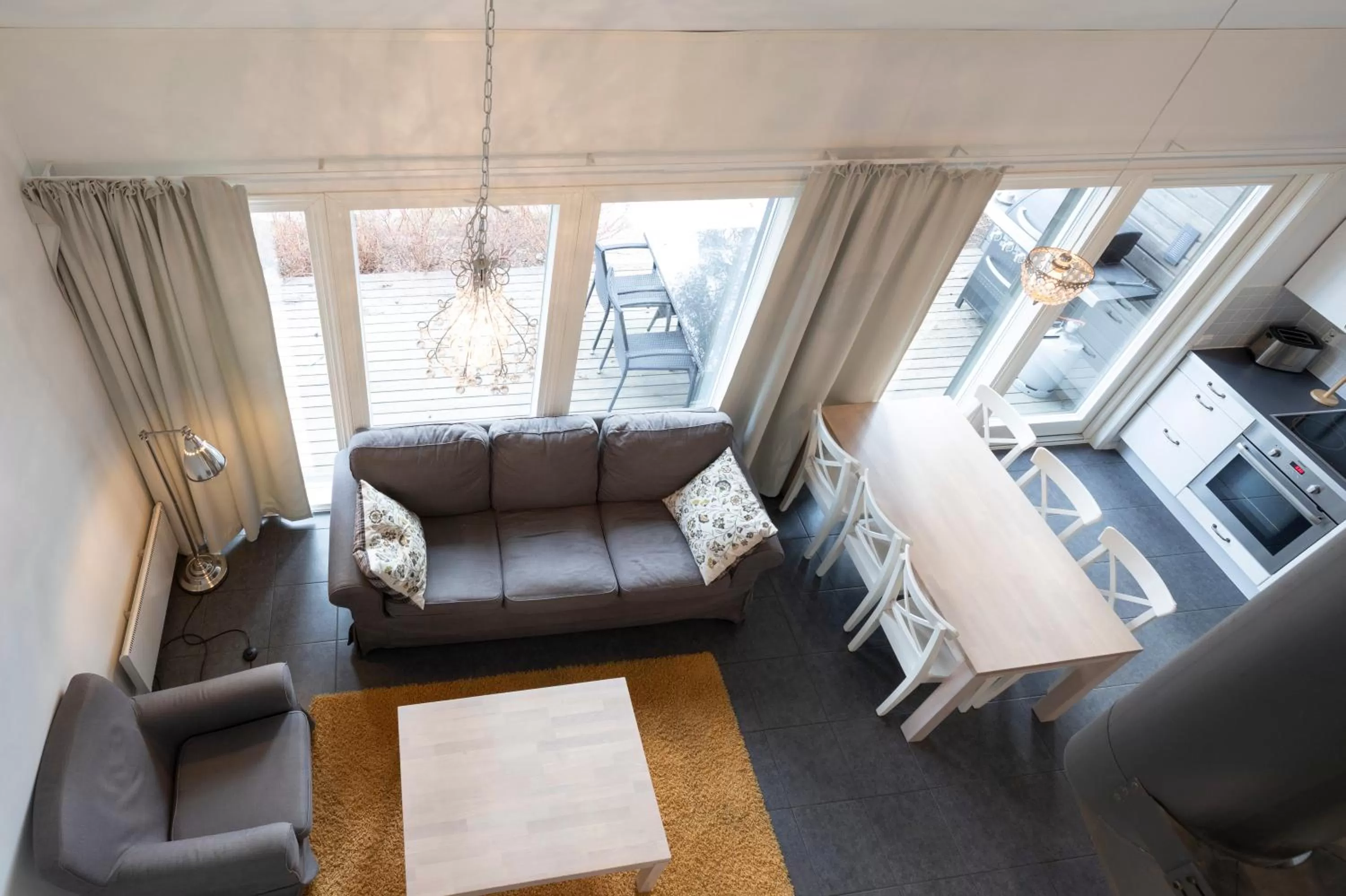 Living room in Varjola Holiday Center