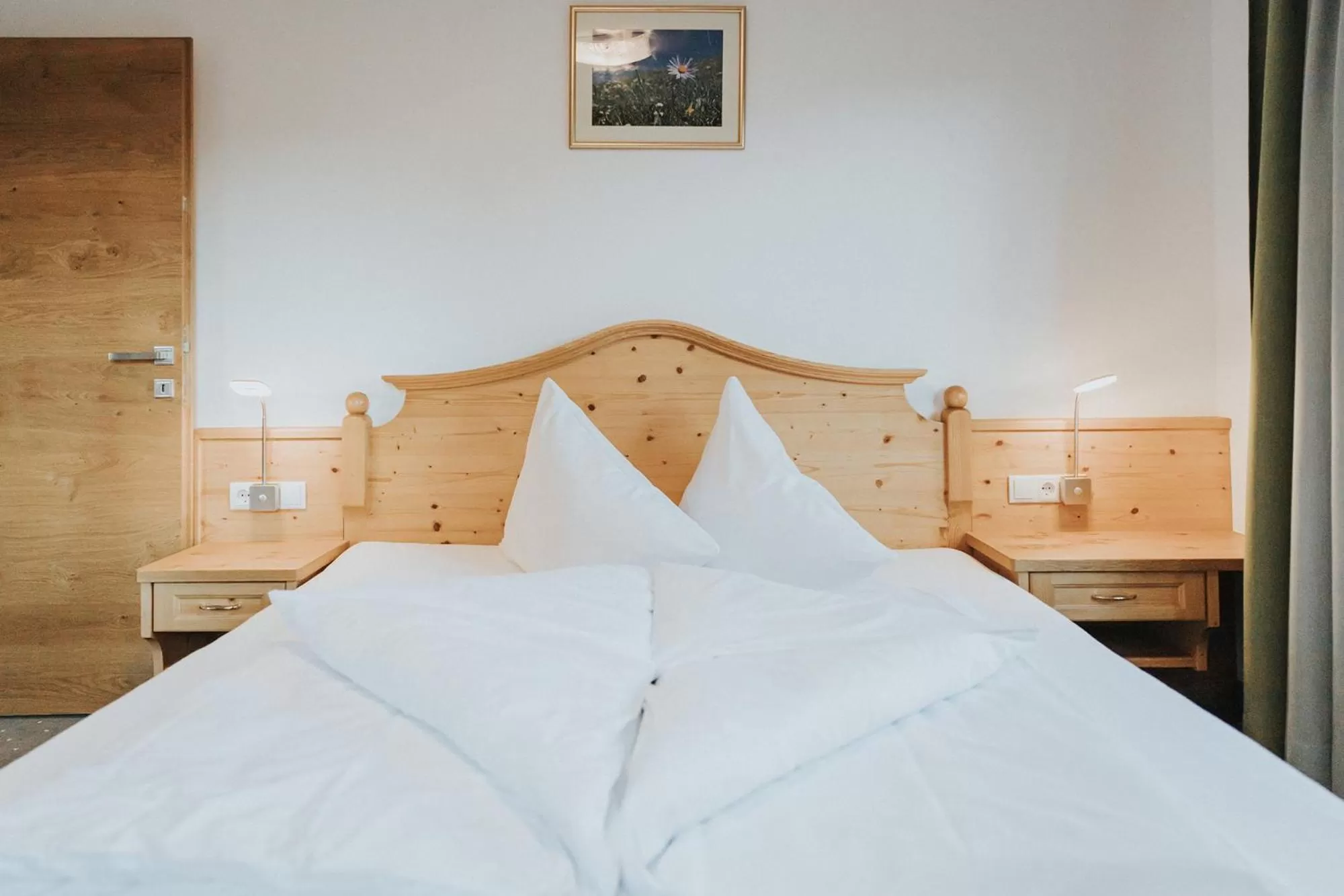 Bed in Hotel Silberfux