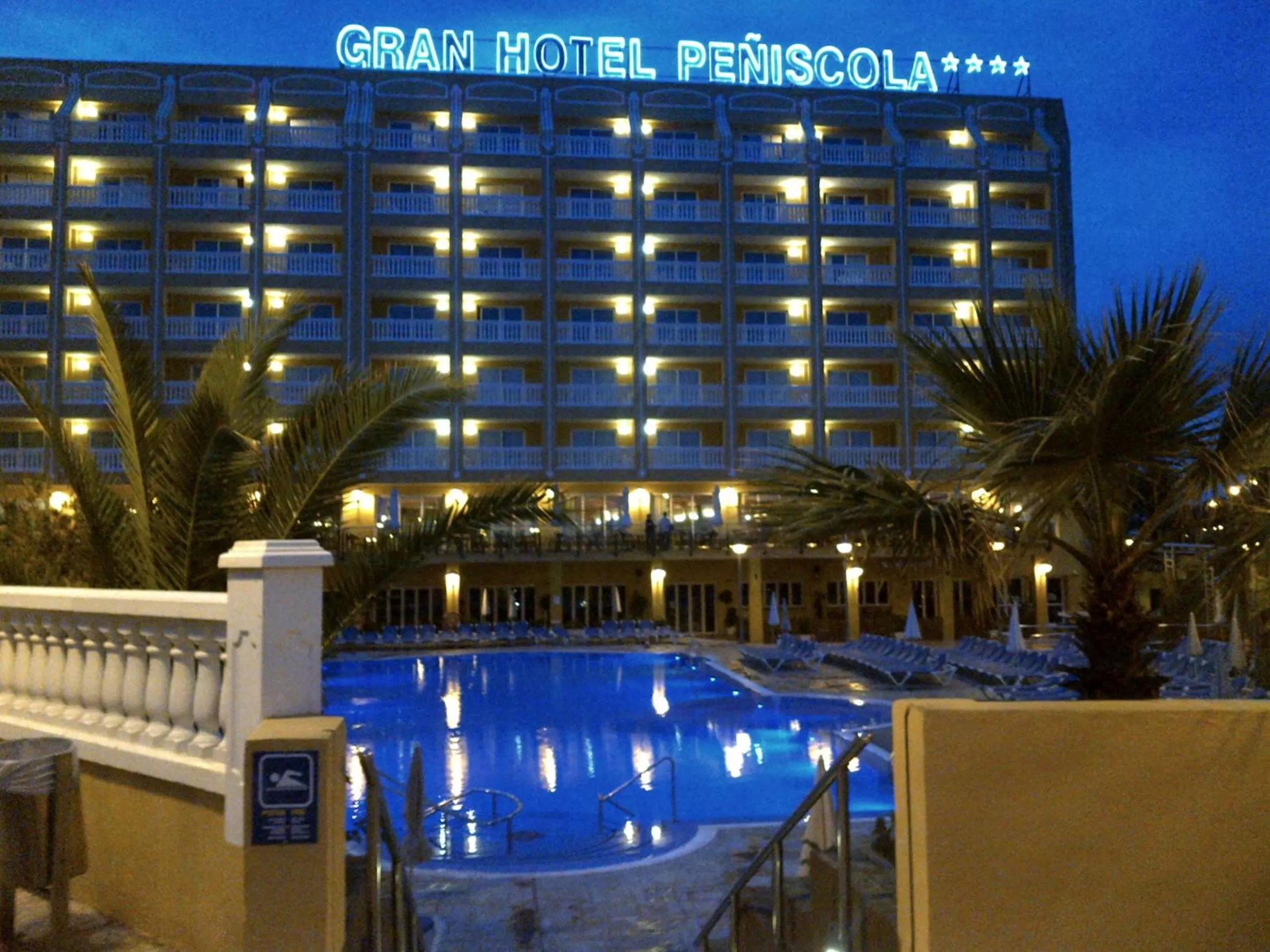Swimming pool in Gran Hotel Peñiscola