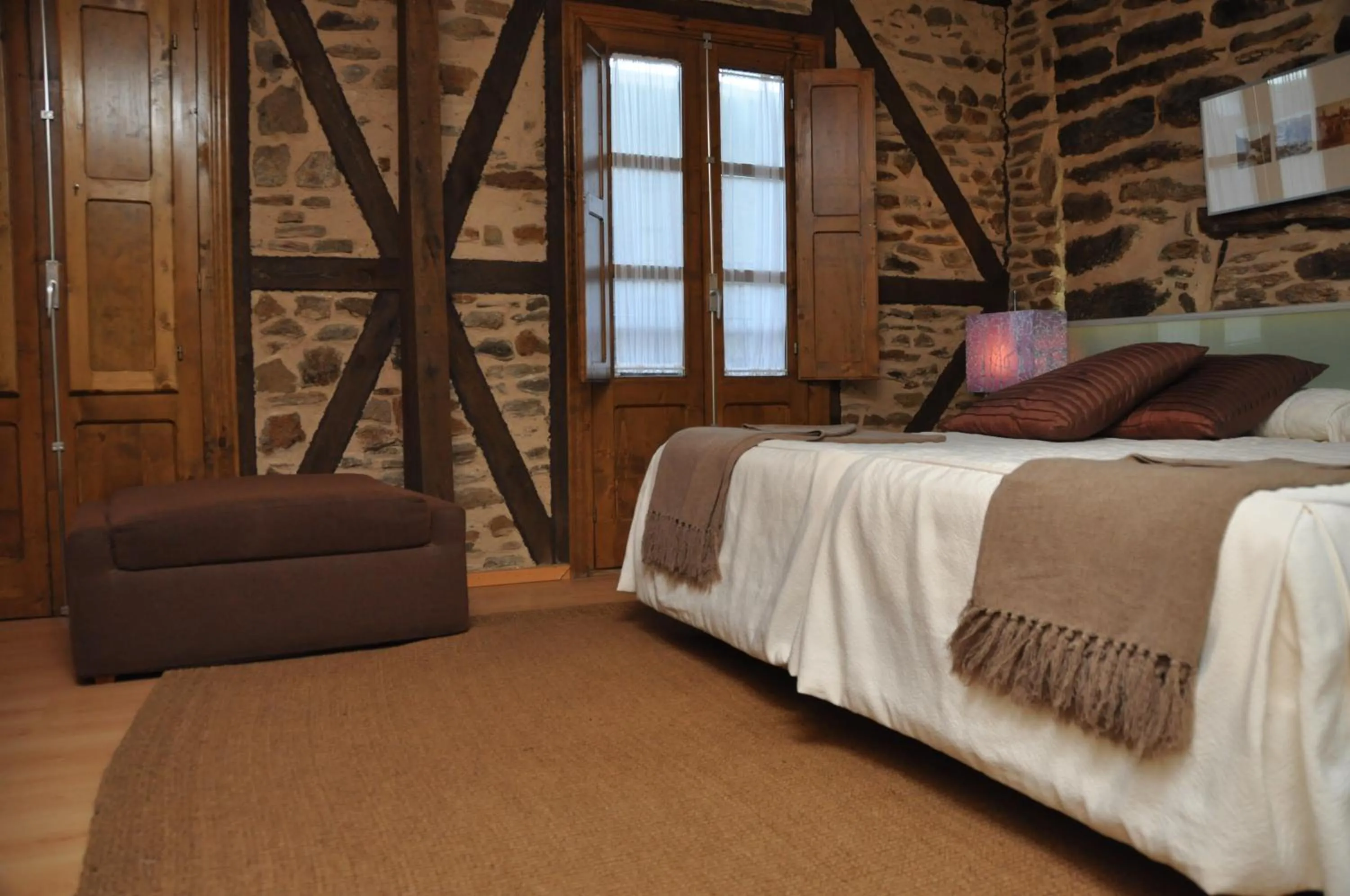 View (from property/room), Bed in Posada Real La Carteria