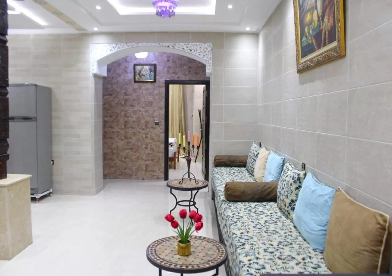 Living room in Résidence Miramare Marrakech