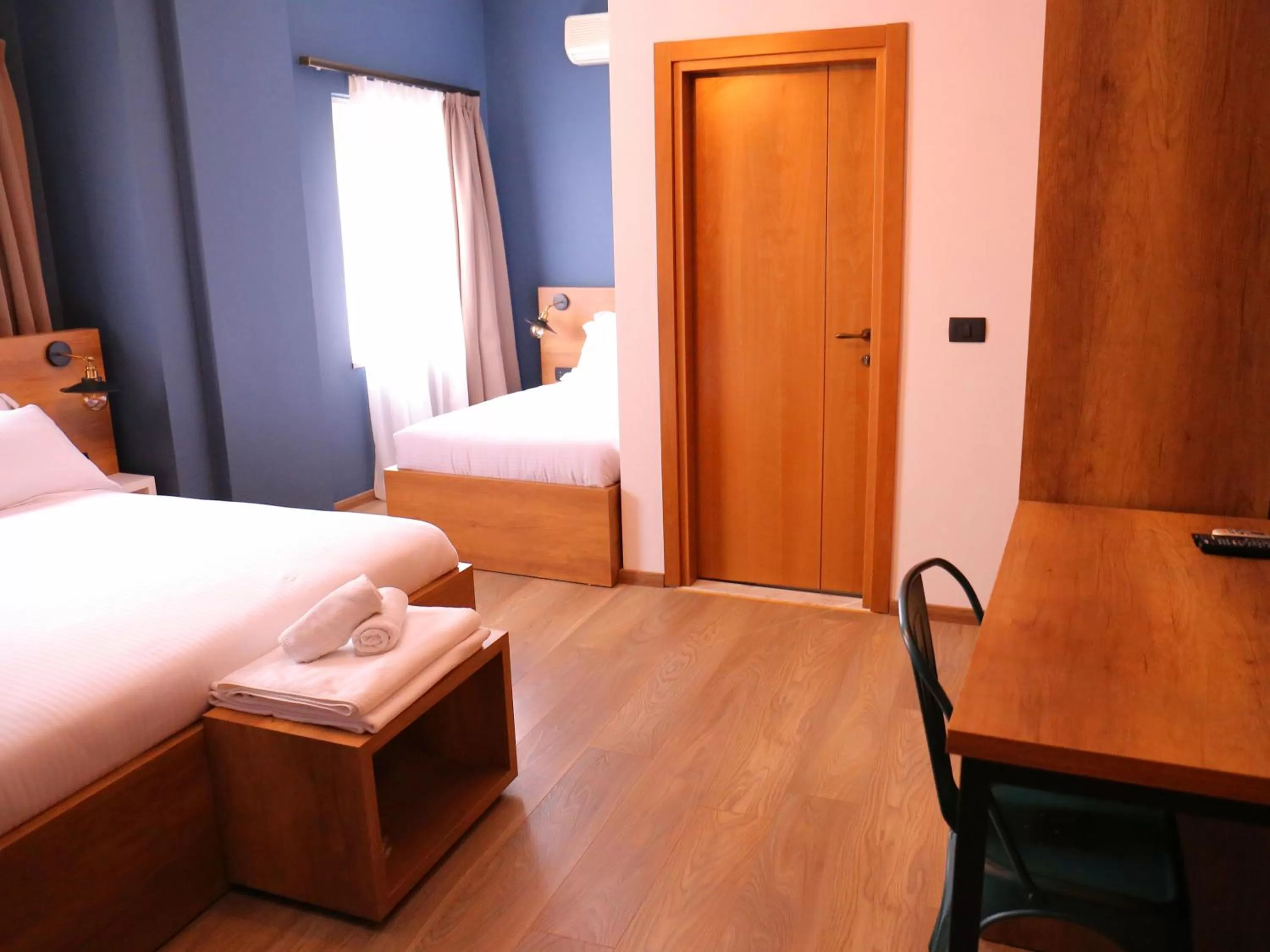 Bed in Oda Hotel Tirana