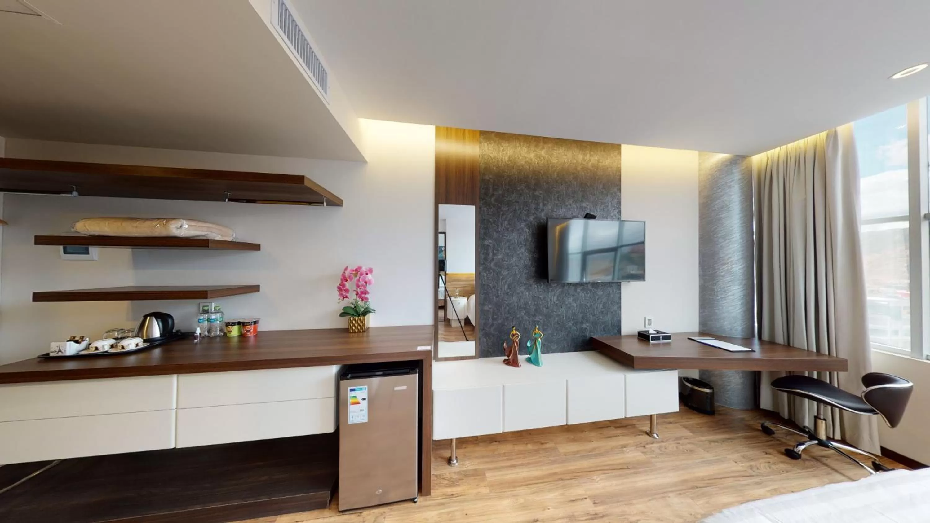 Bedroom in Hotel La Peonía