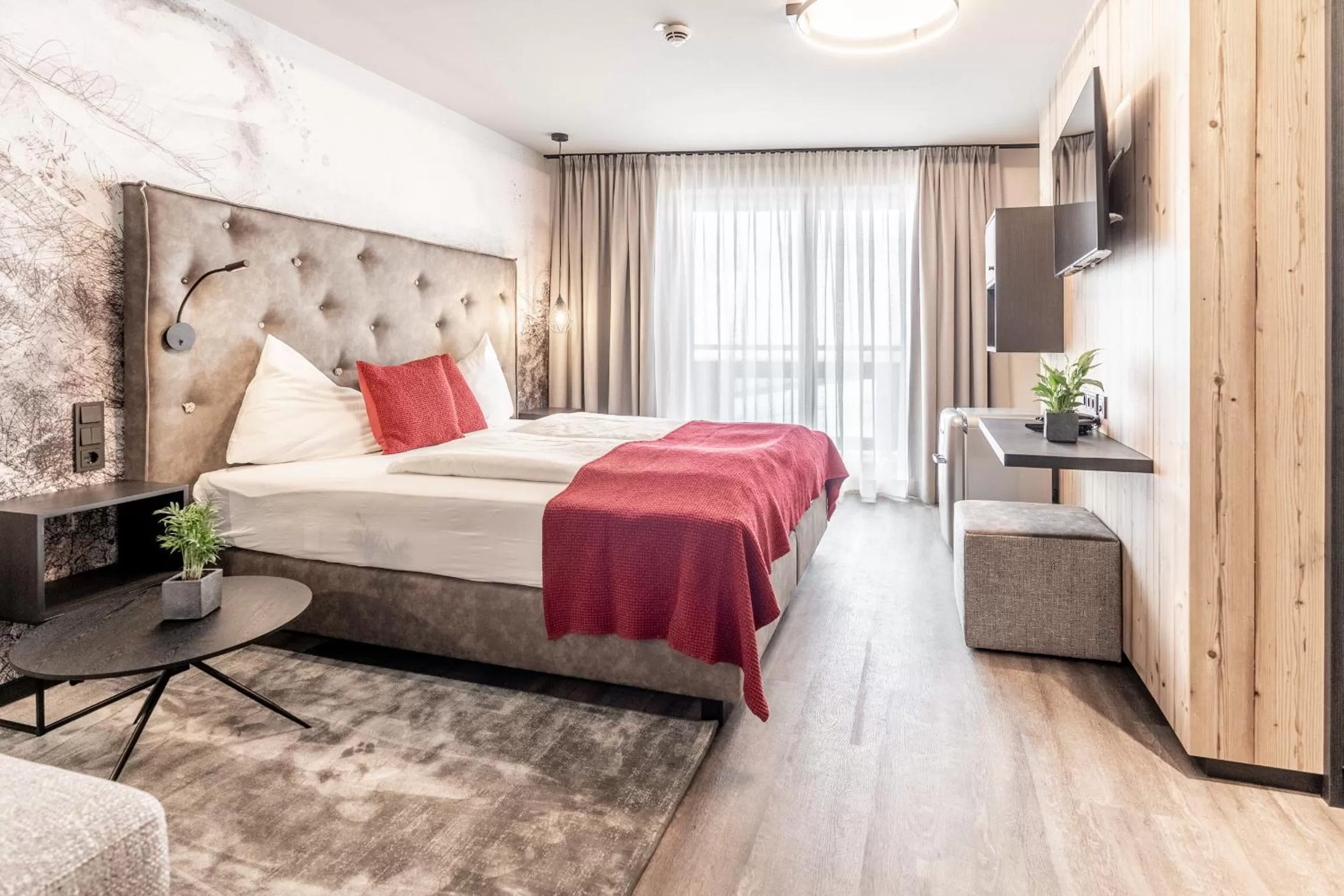 Bed in Hotel Astrid - Ski In - Ski Out