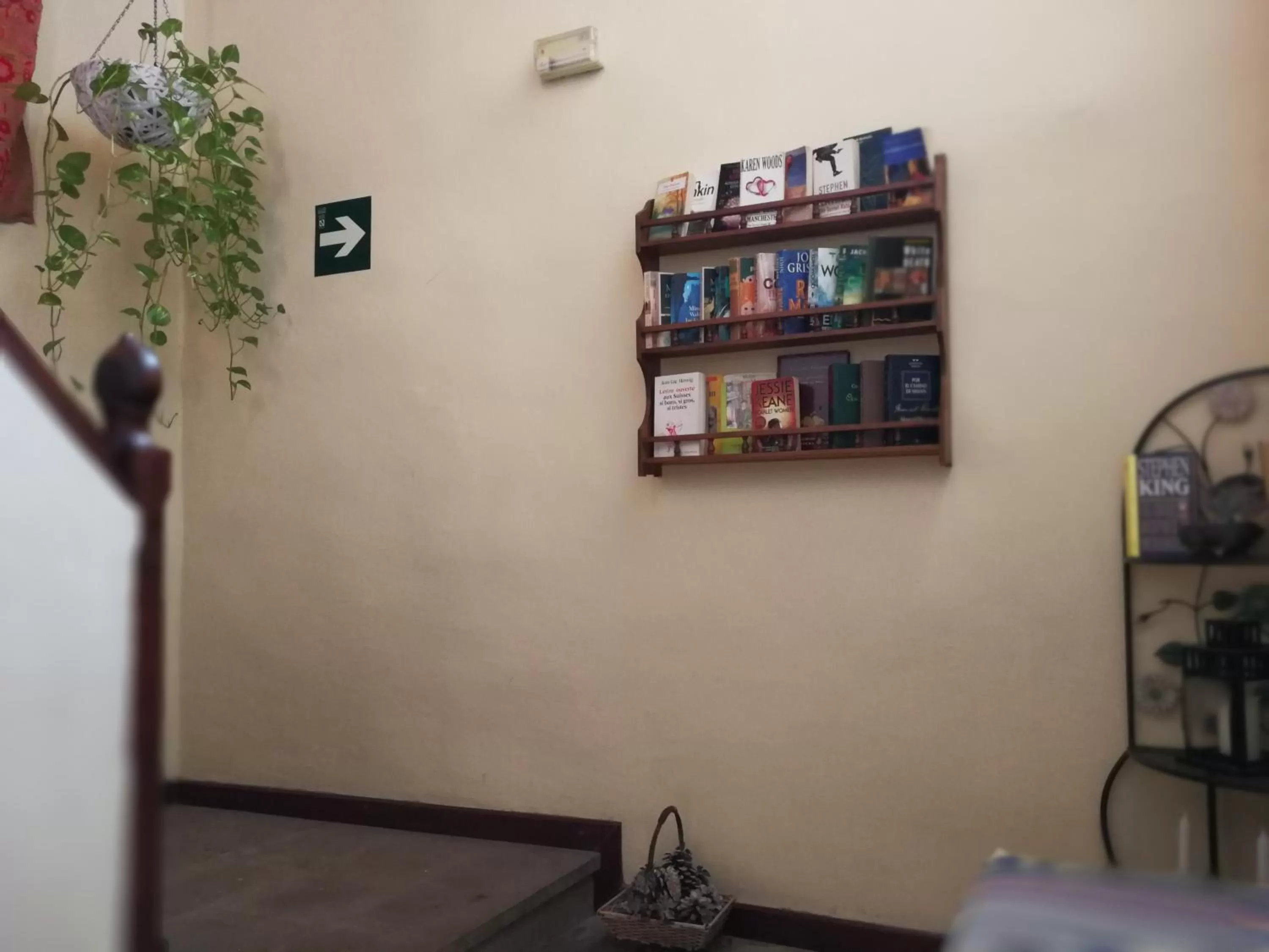 Library in Hotel Rural La Raya 1866