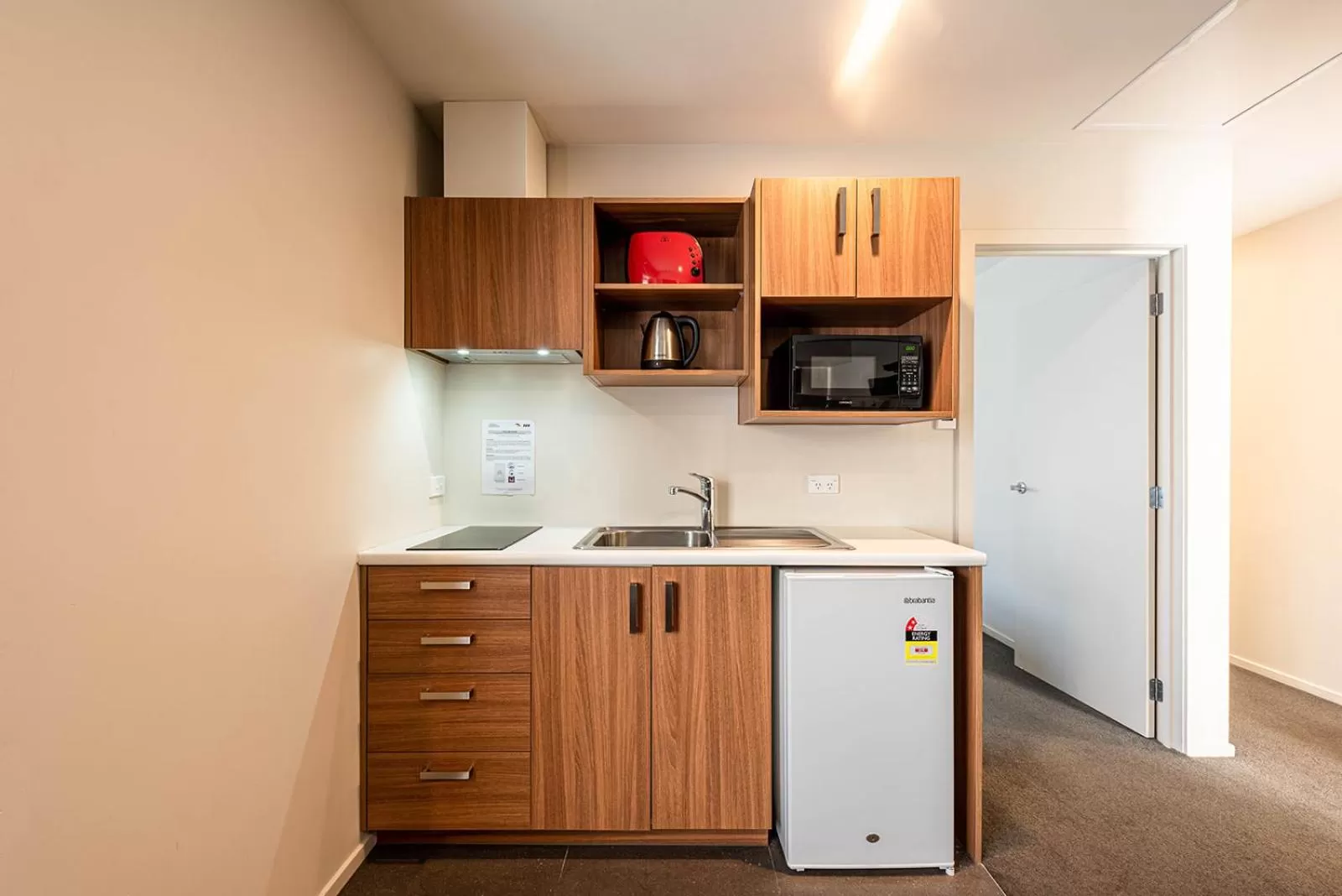 Kitchen or kitchenette in 311 Motel Riccarton