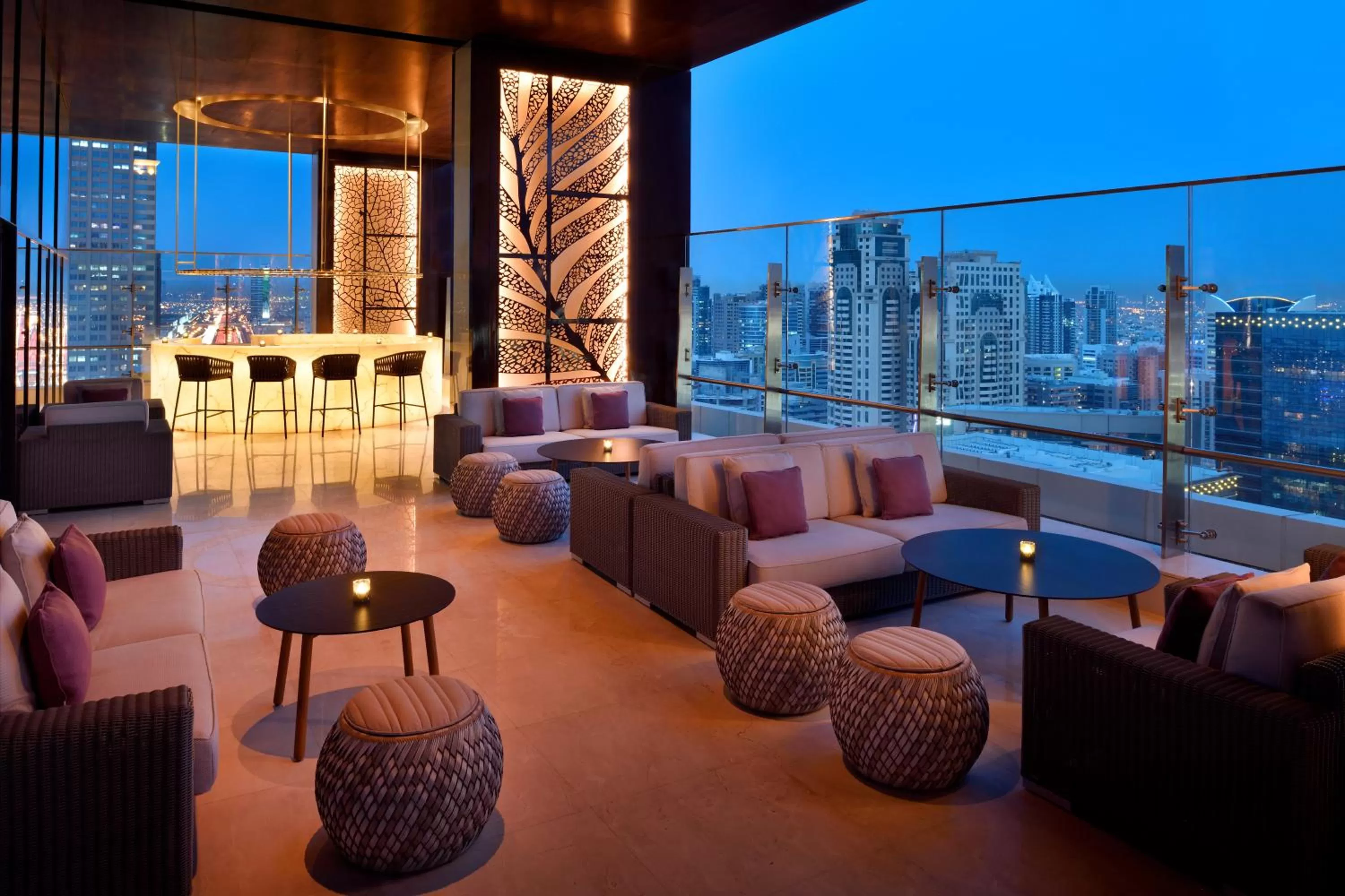 Lounge or bar in Grand Plaza Mövenpick Media City