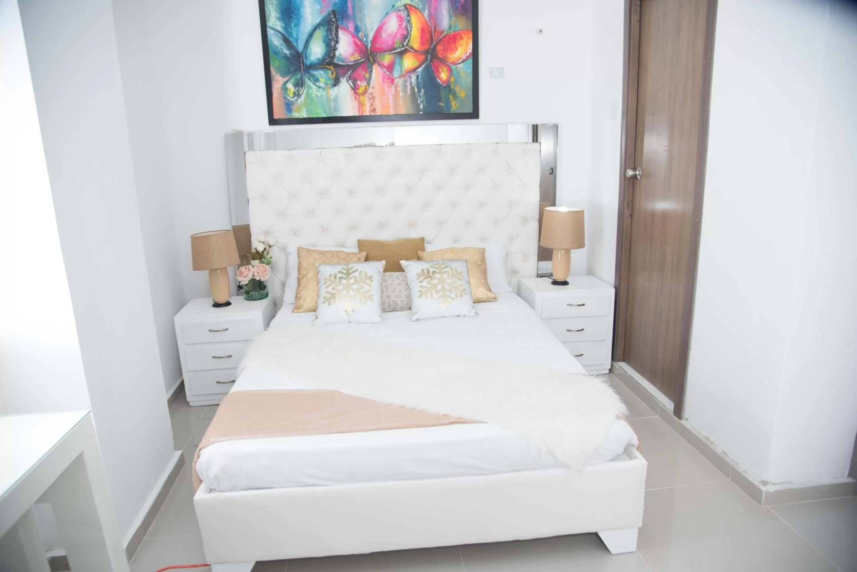 Bed in Hotel Platinum Barranquilla